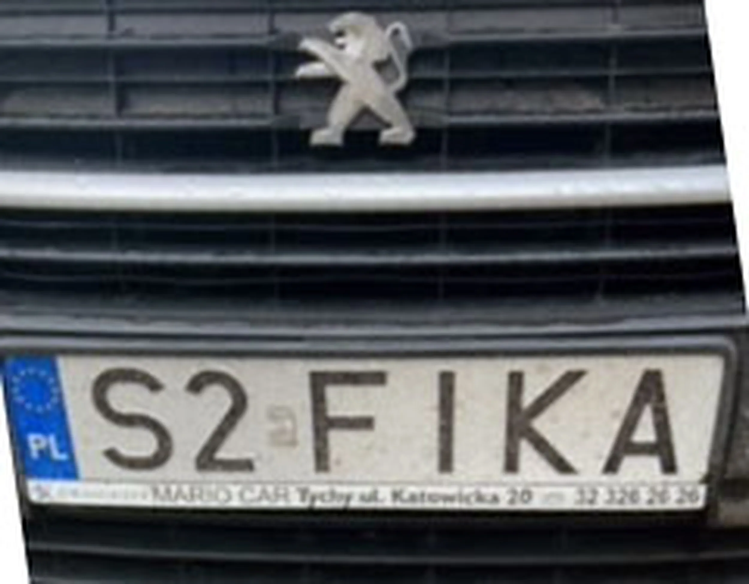 Fajny numer, blacha S2 FIKA