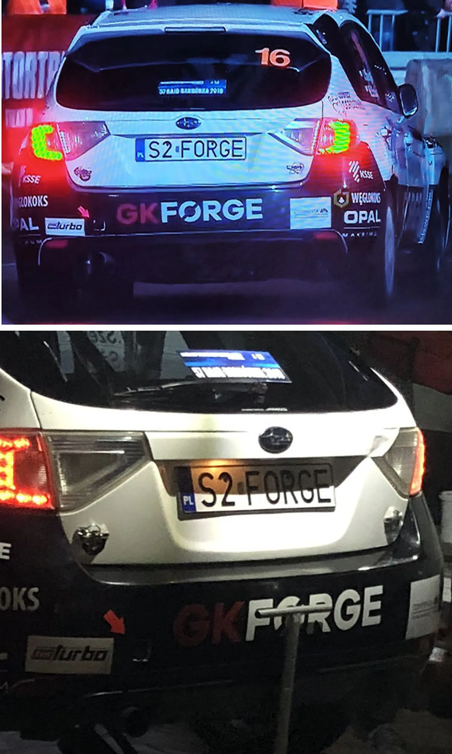 Fajny numer, blacha S2 FORGE