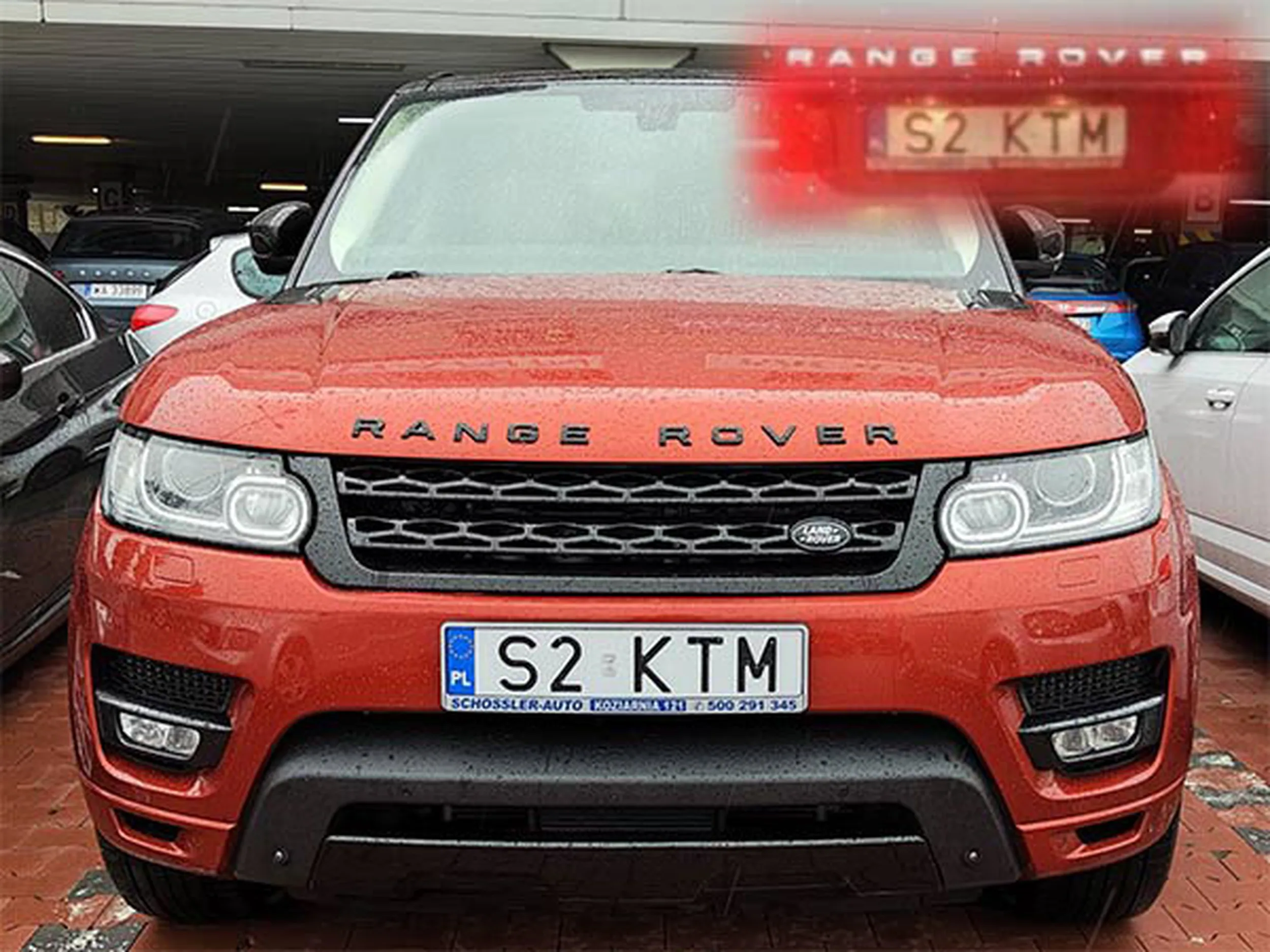 Fajny numer, blacha S2 KTM