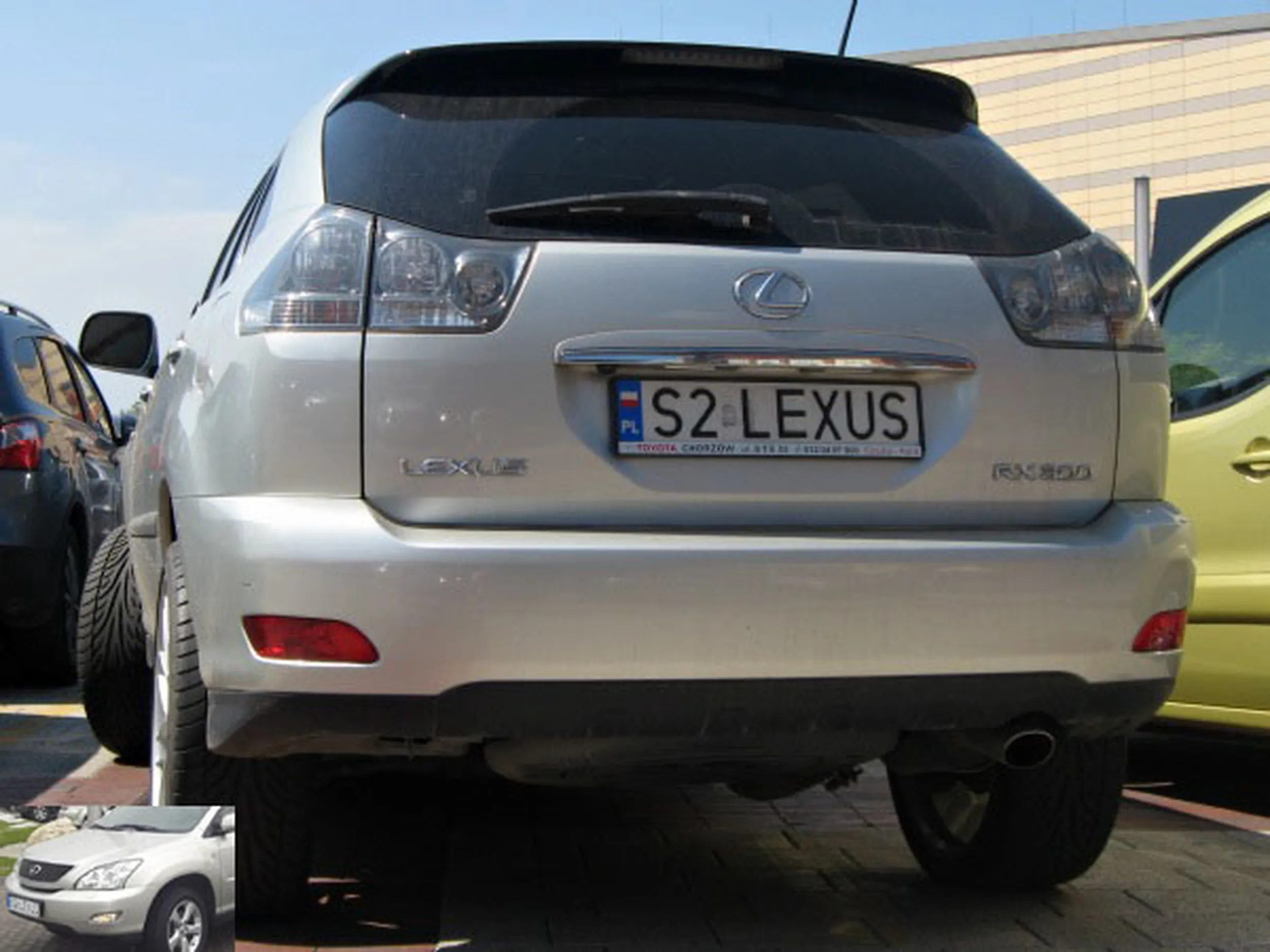 Fajny numer, blacha S2 LEXUS