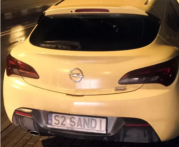 Fajny numer, blacha S2 SANDI