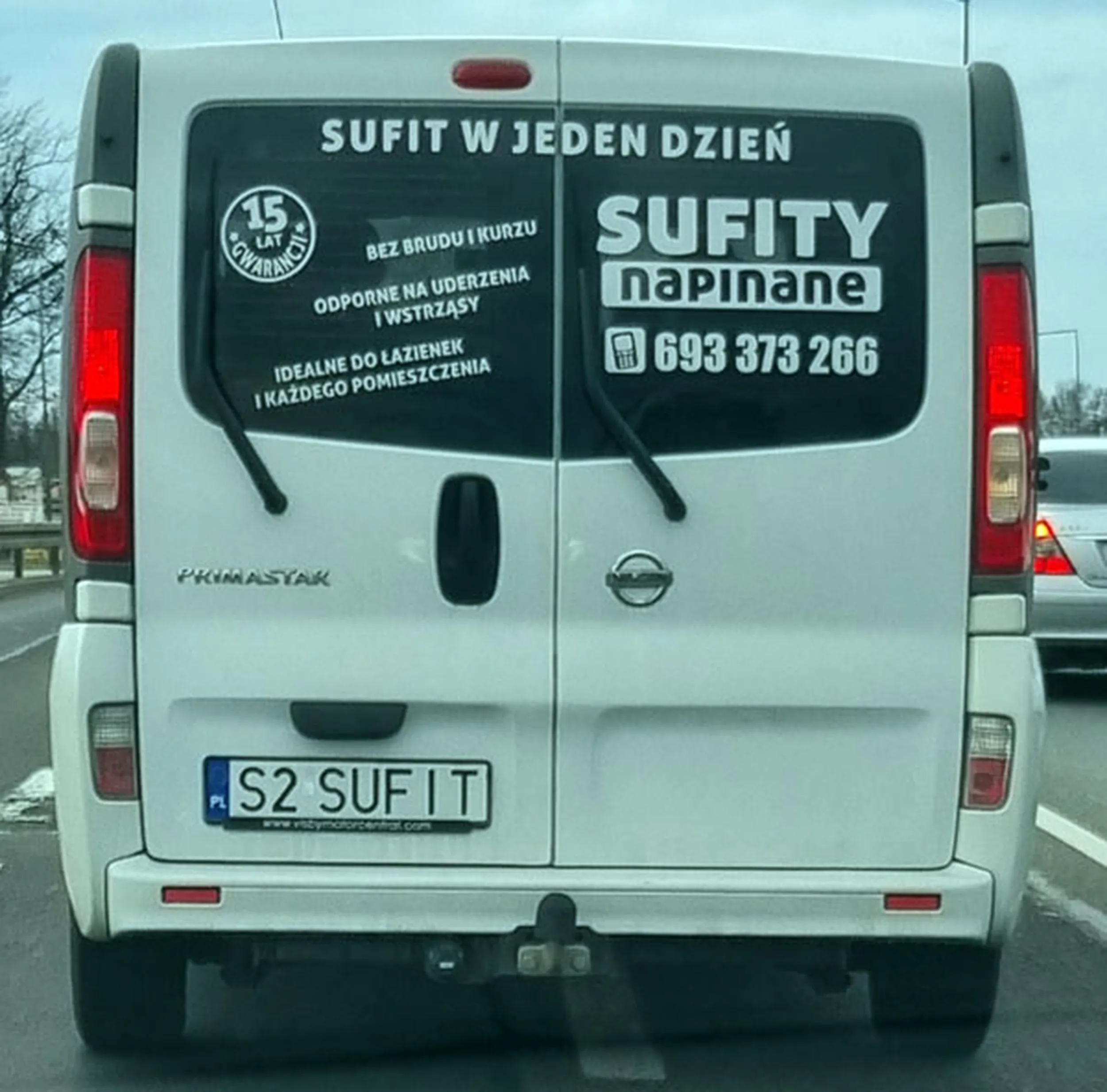 Fajny numer, blacha S2 SUFIT