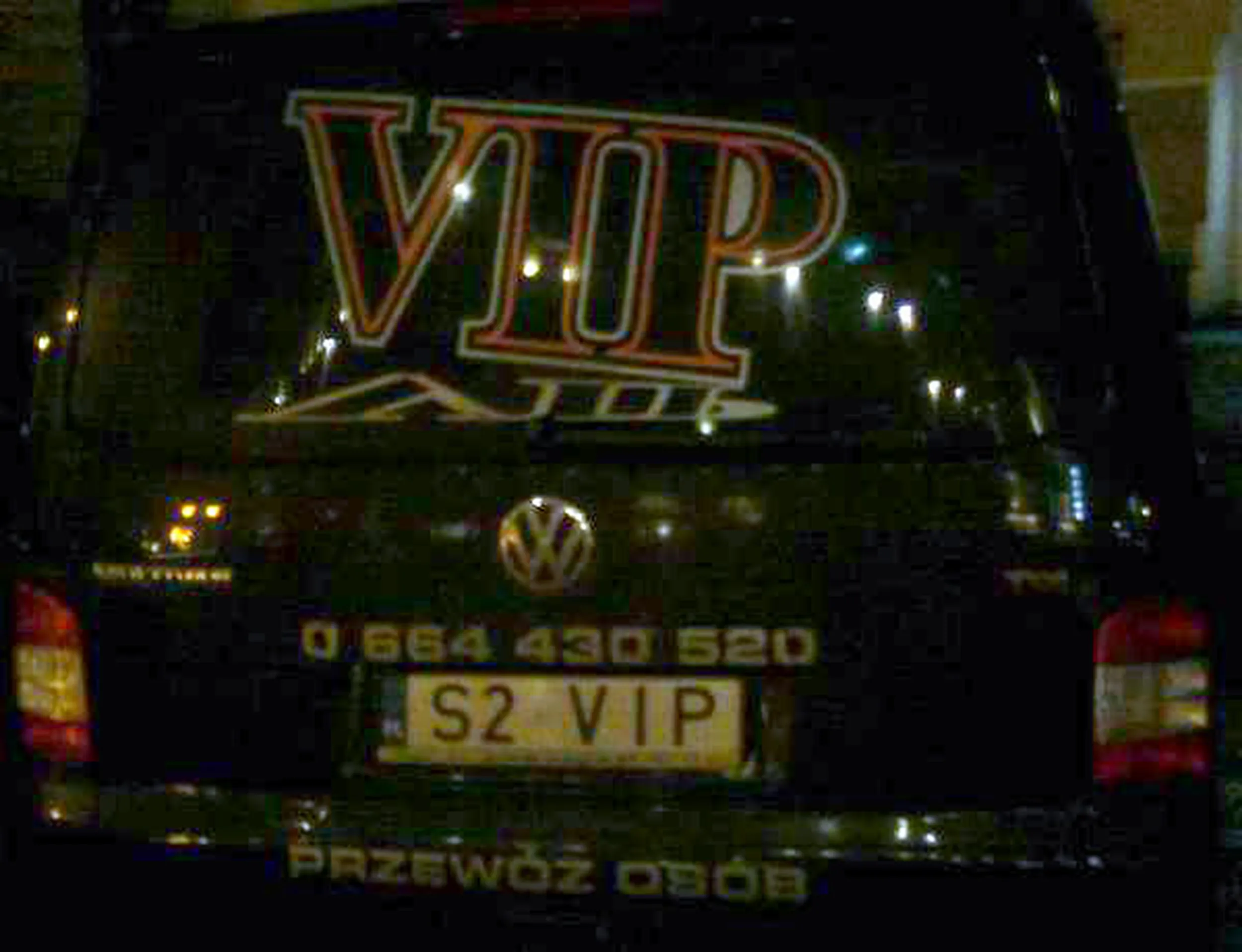 Fajny numer, blacha S2 VIP