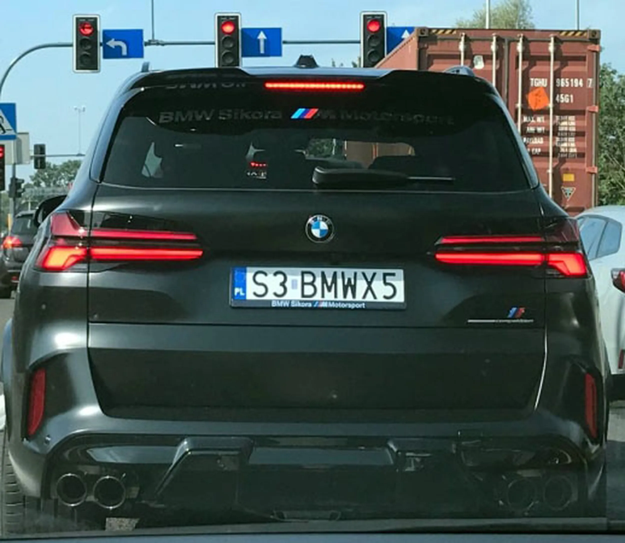 Fajny numer, blacha S3 BMWX5