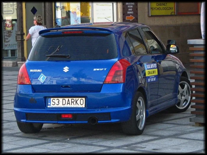 Fajny numer, blacha S3 DARKO