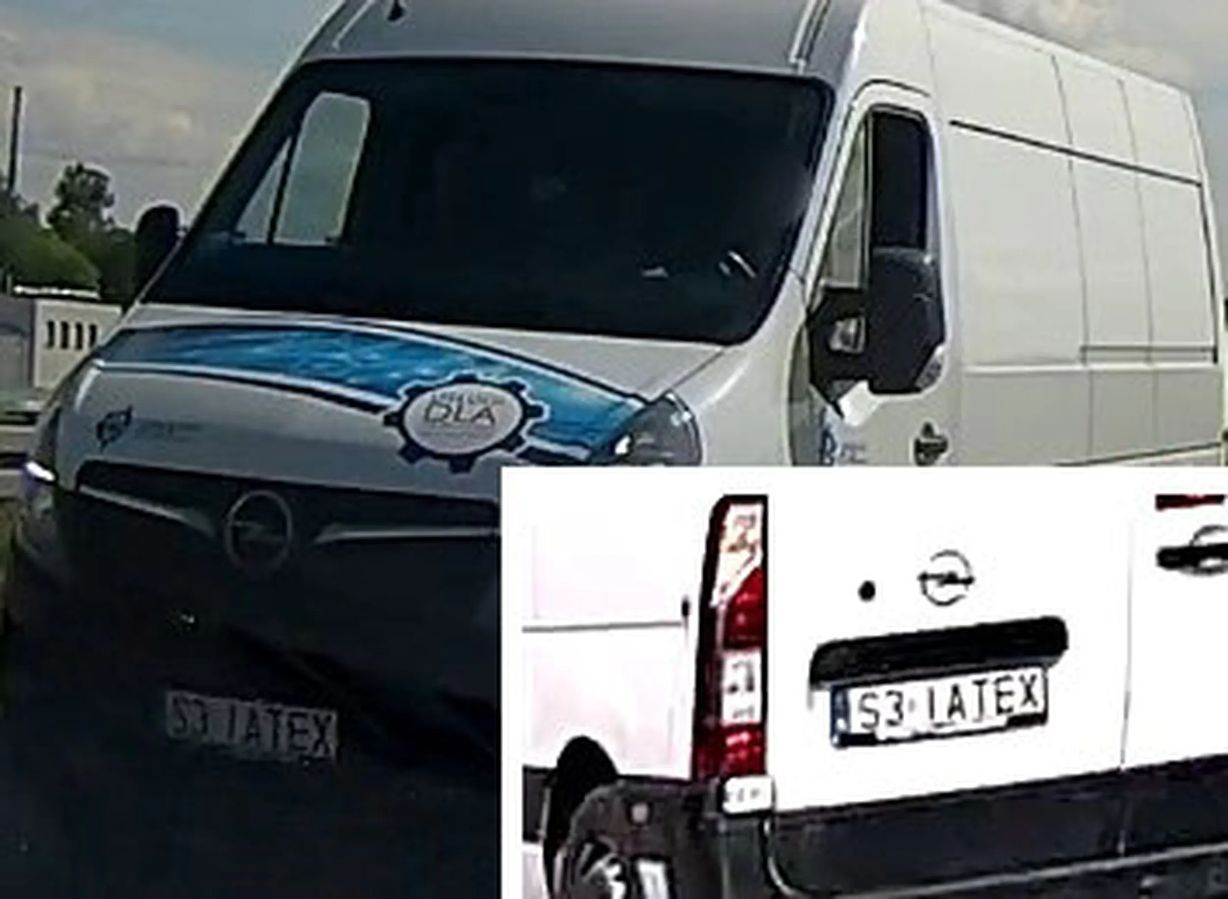 Fajny numer, blacha S3 IATEX