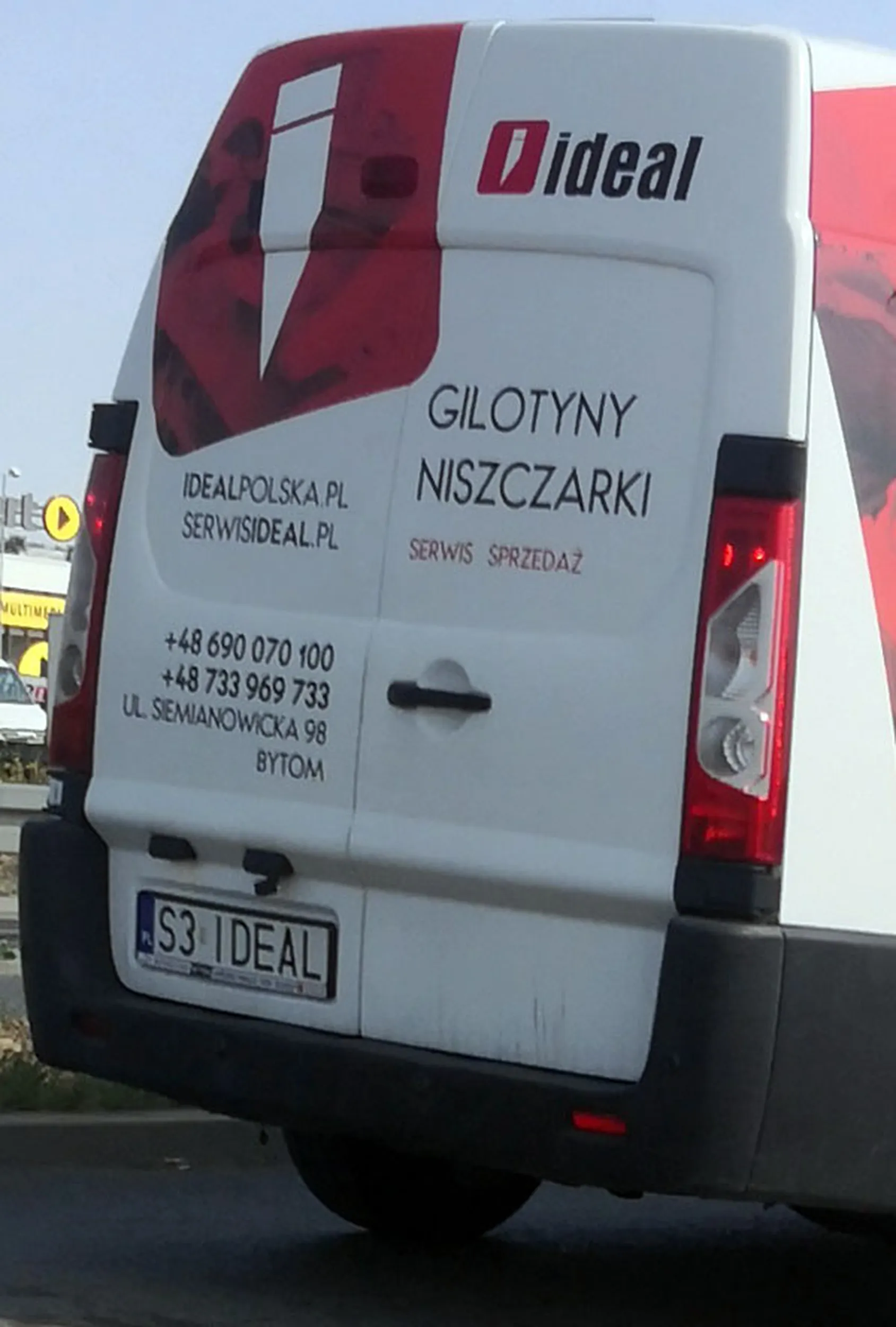 Fajny numer, blacha S3 IDEAL