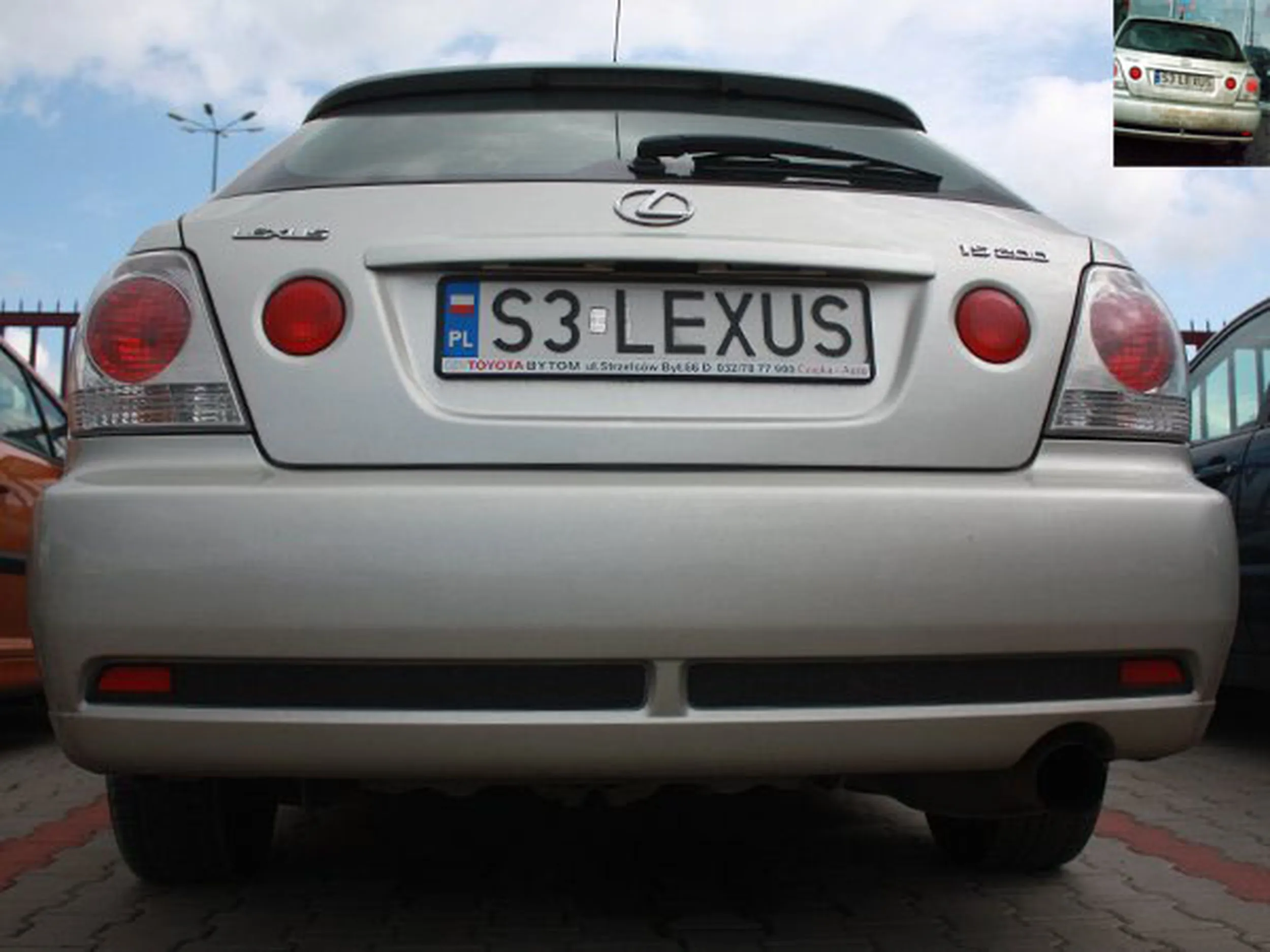 Fajny numer, blacha S3 LEXUS