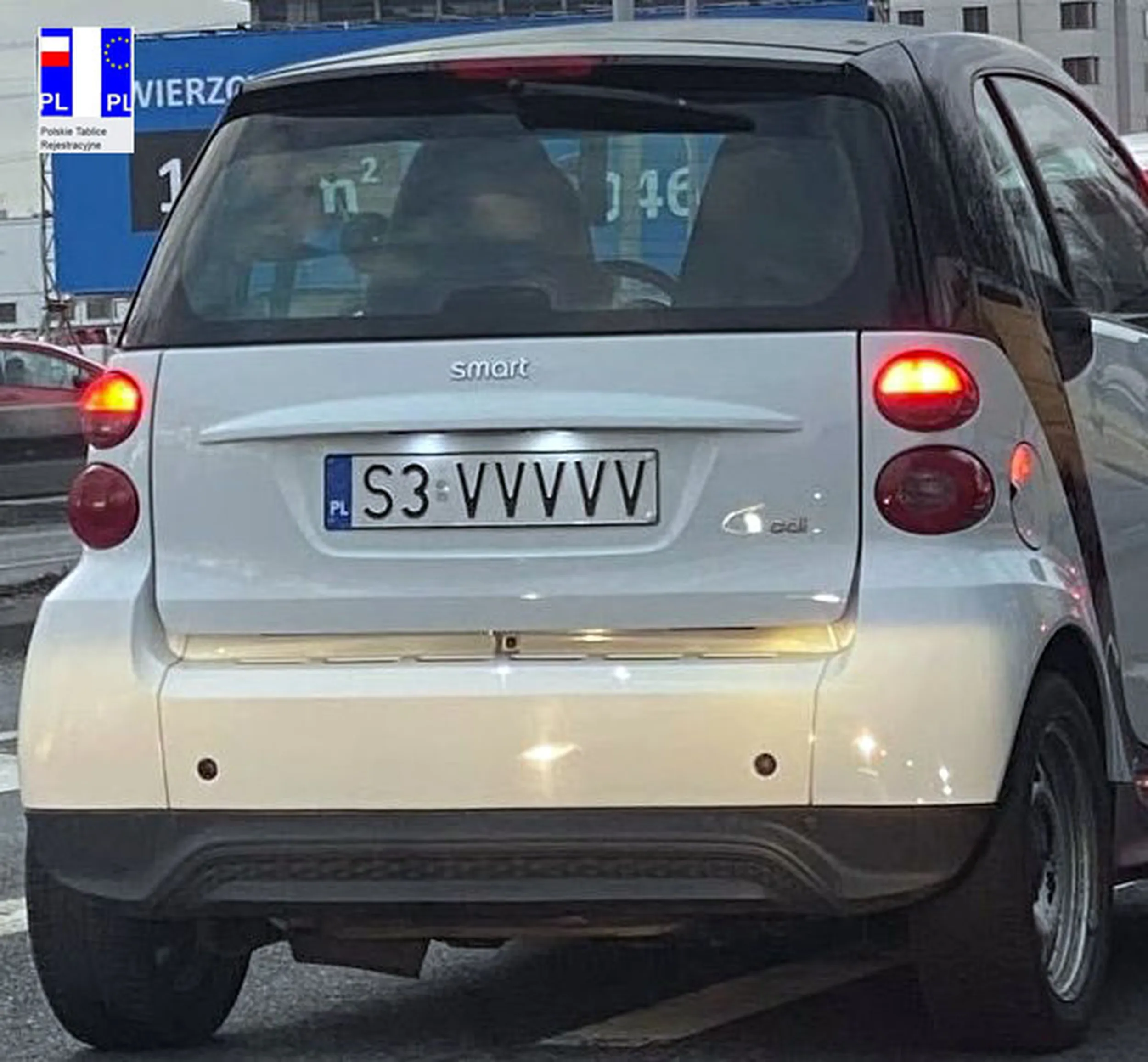 Fajny numer, blacha S3 VVVVV