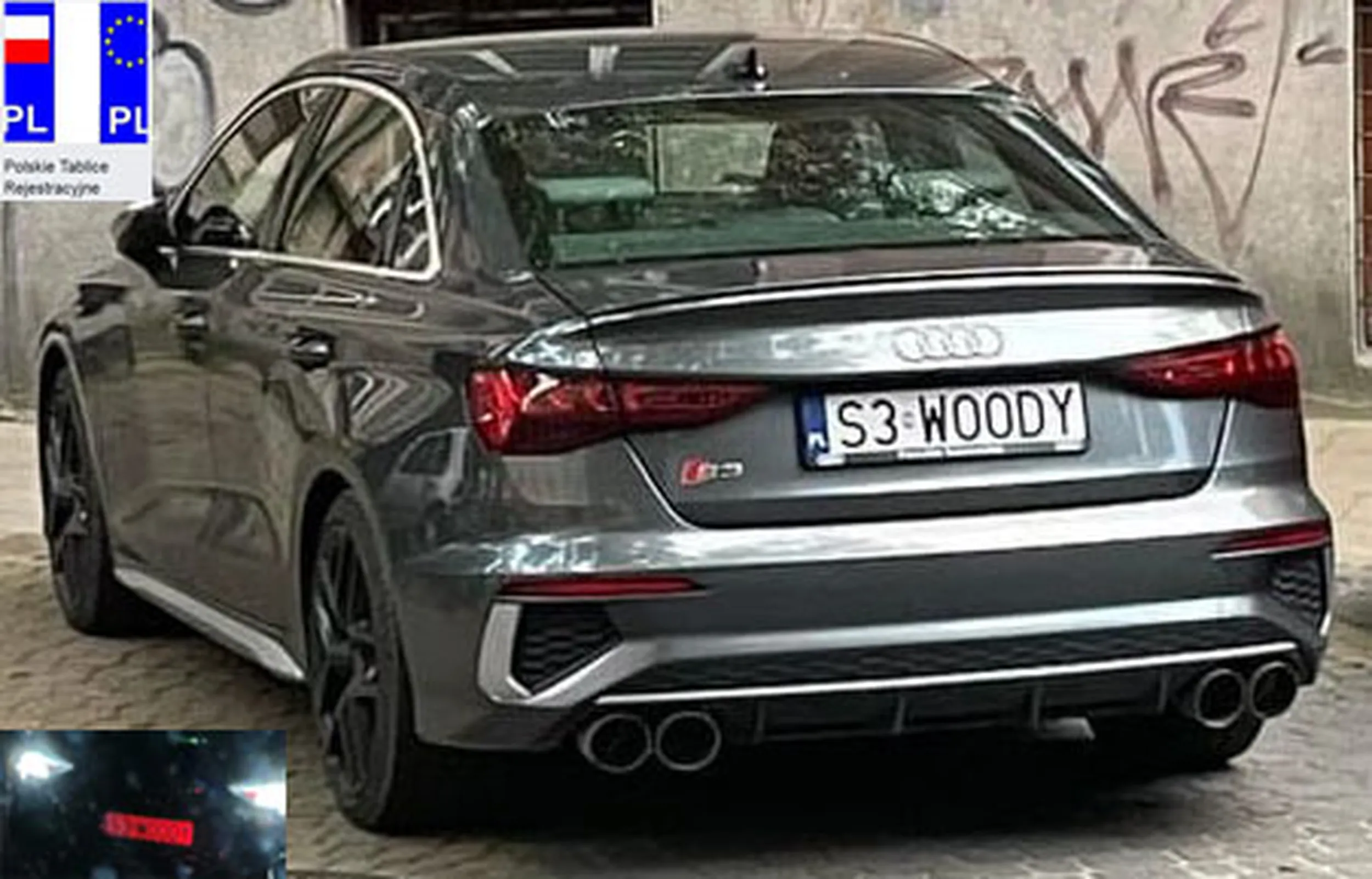 Fajny numer, blacha S3 WOODY