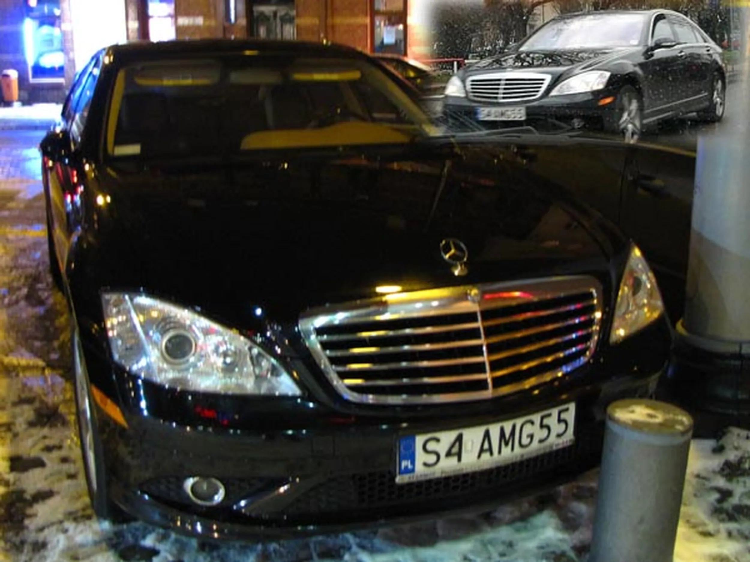 Fajny numer, blacha S4 AMG55