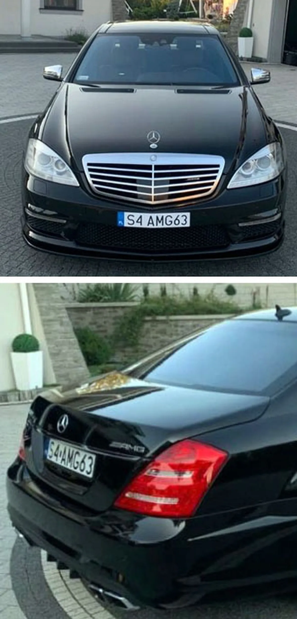 Fajny numer, blacha S4 AMG63