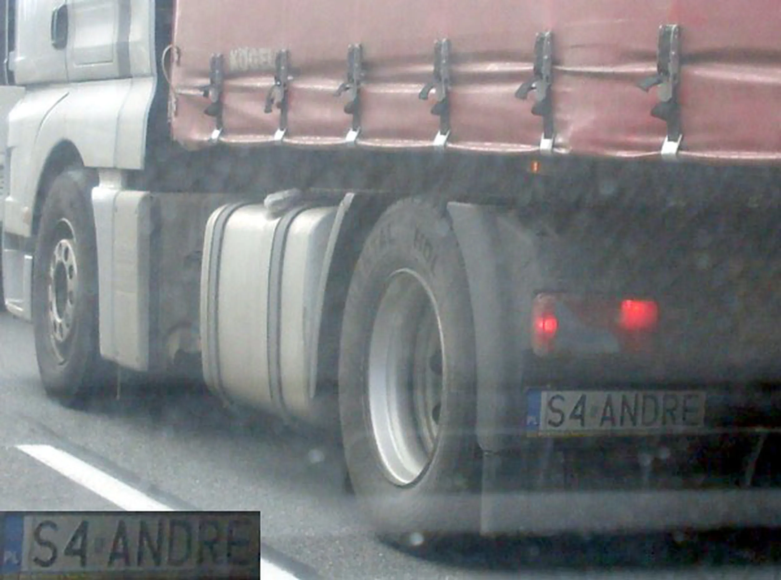 Fajny numer, blacha S4 ANDRE