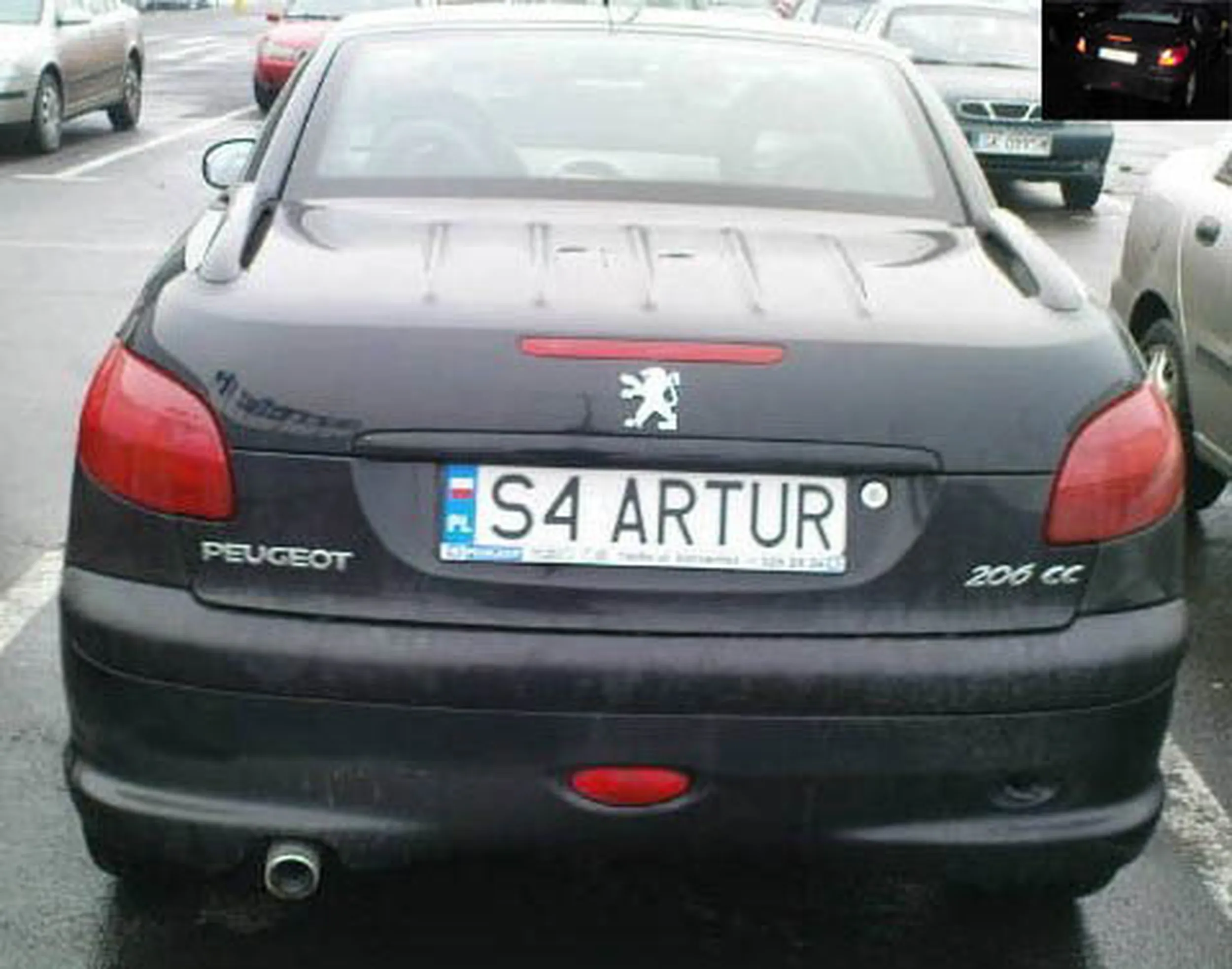 Fajny numer, blacha S4 ARTUR