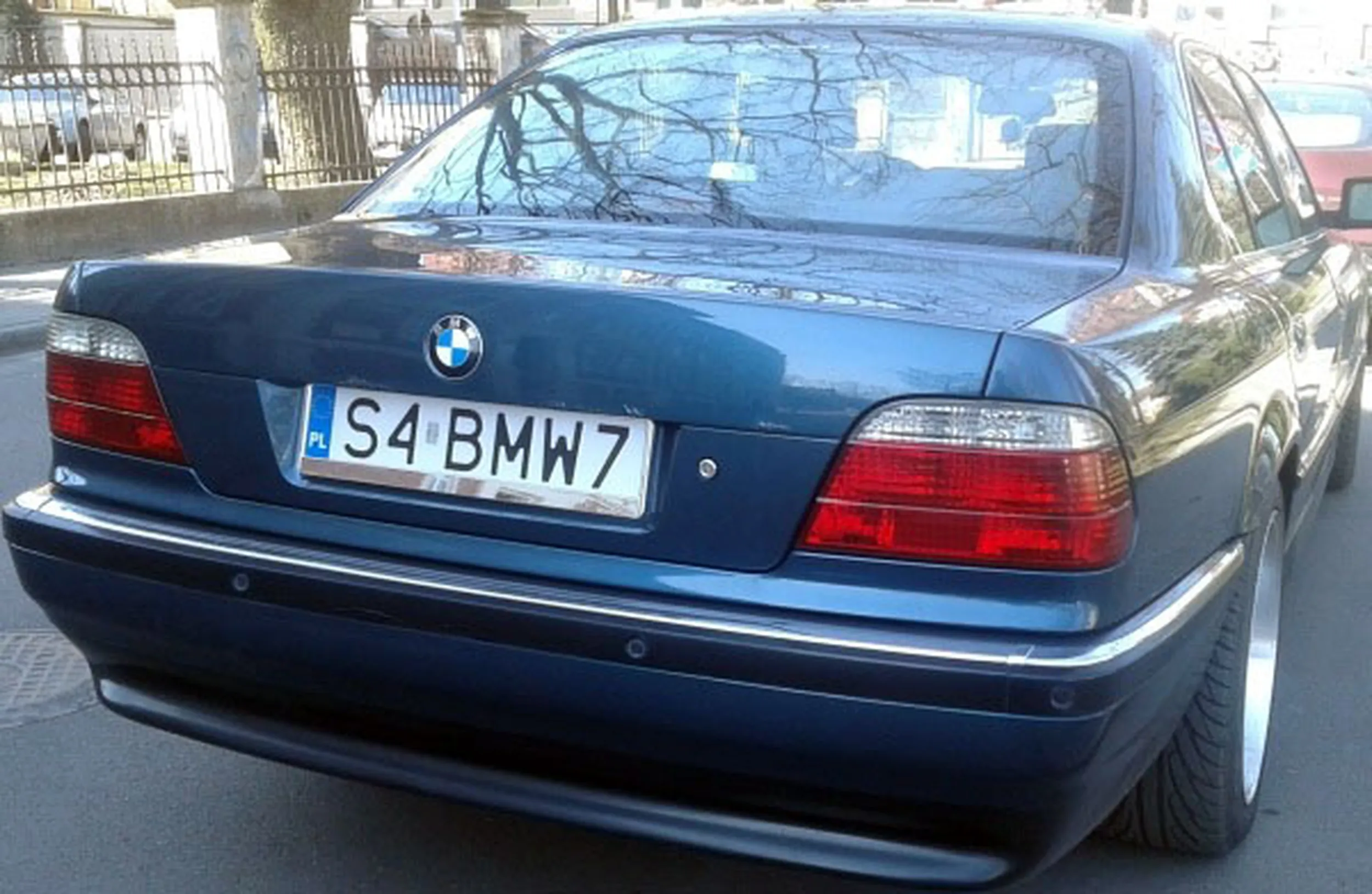 Fajny numer, blacha S4 BMW7