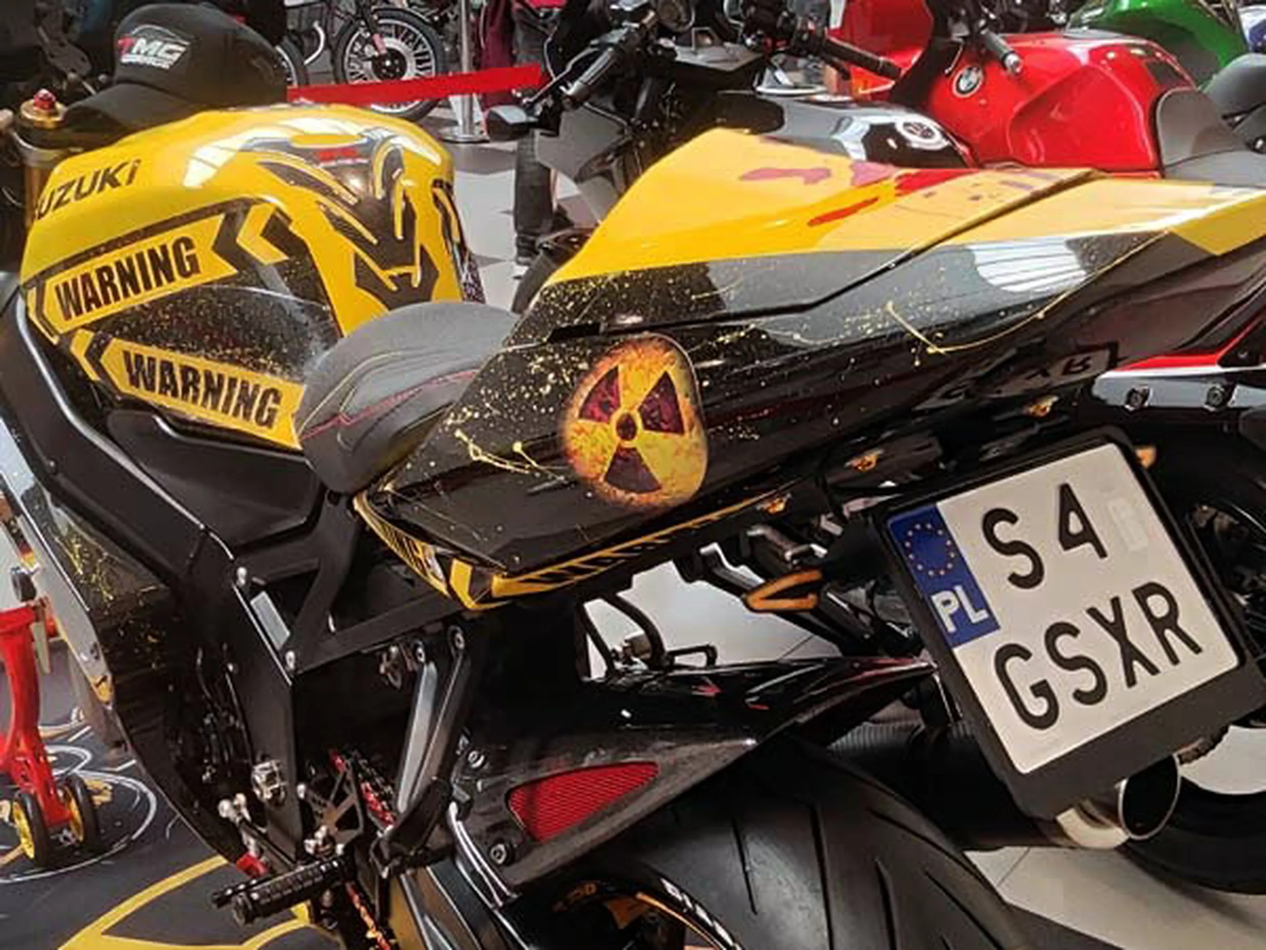 Fajny numer, blacha S4 GSXR