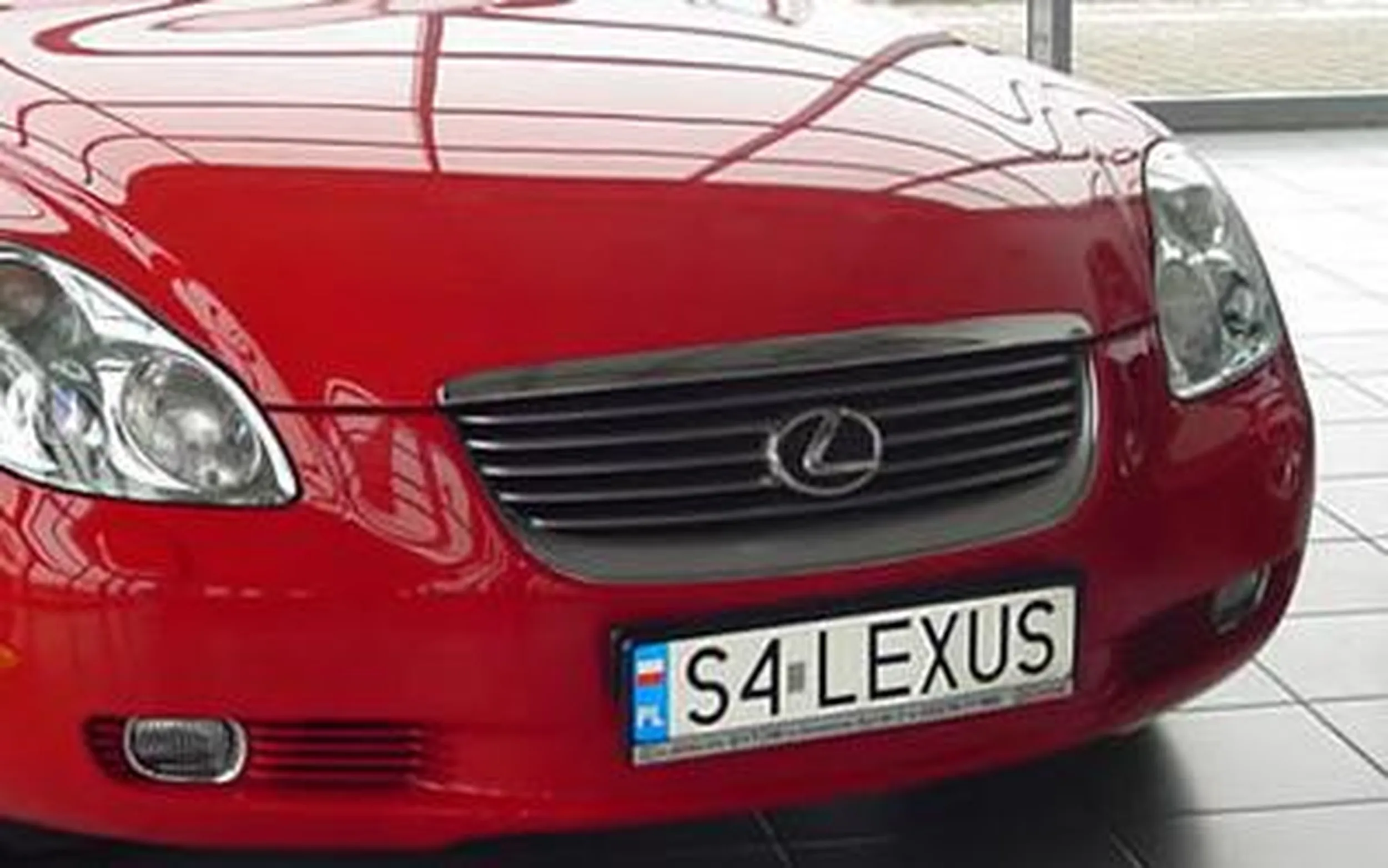 Fajny numer, blacha S4 LEXUS