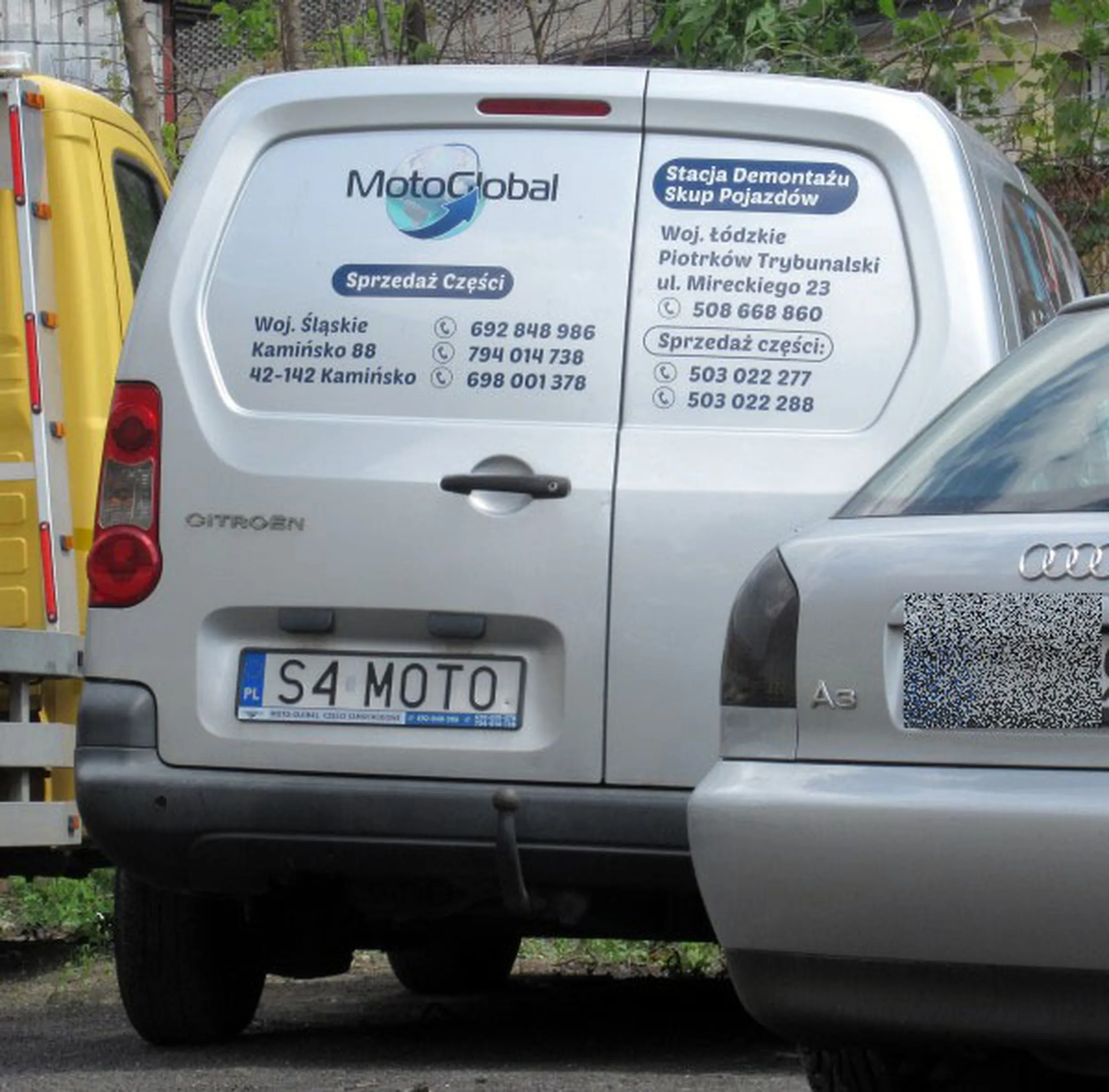 Fajny numer, blacha S4 MOTO