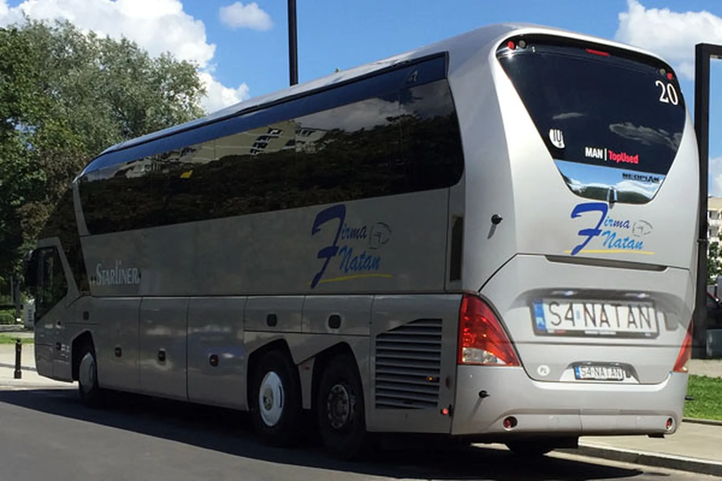 Fajny numer, blacha S4 NATAN