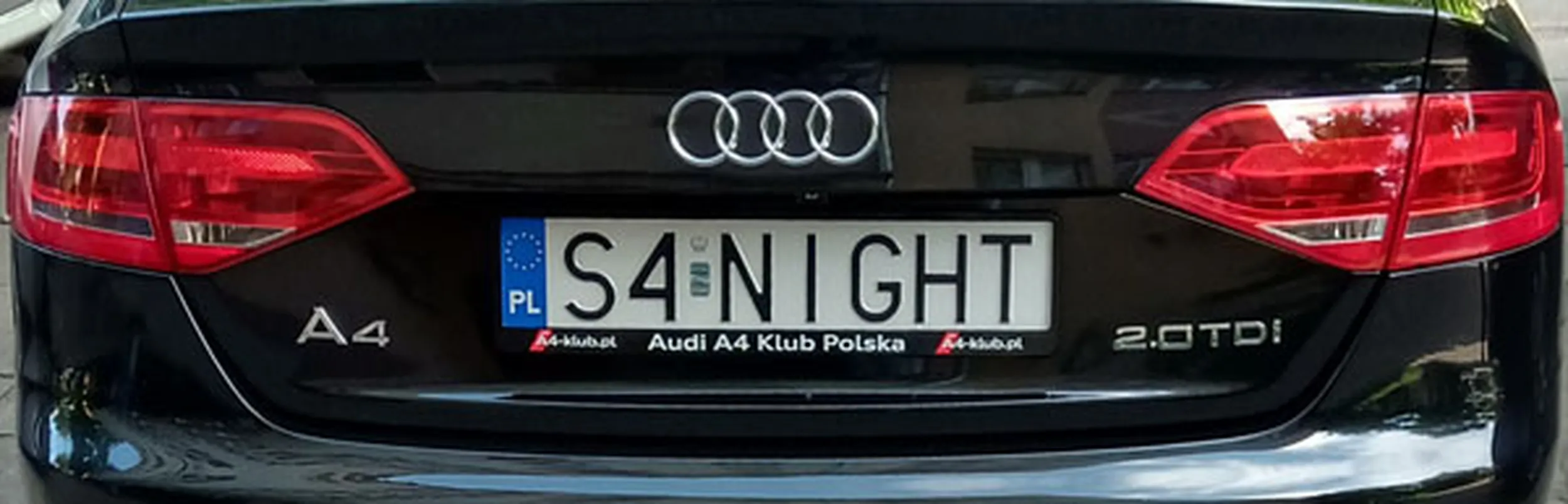 Fajny numer, blacha S4 NIGHT