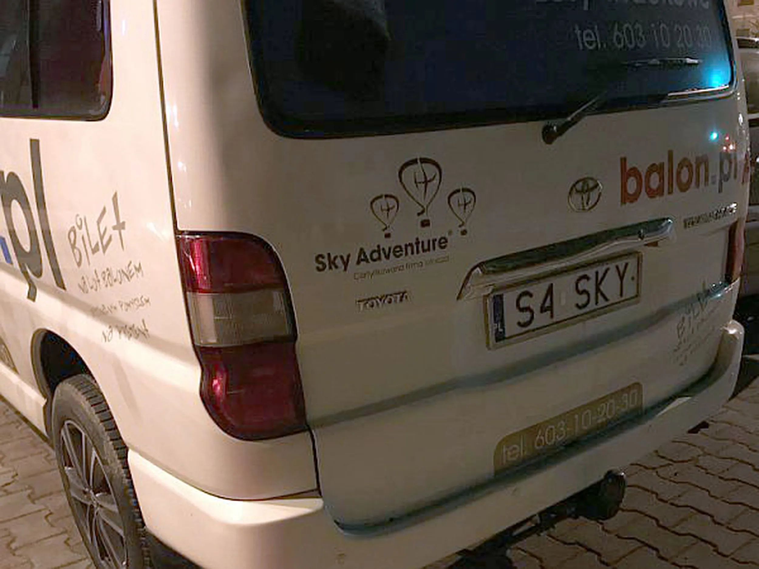 Fajny numer, blacha S4 SKY