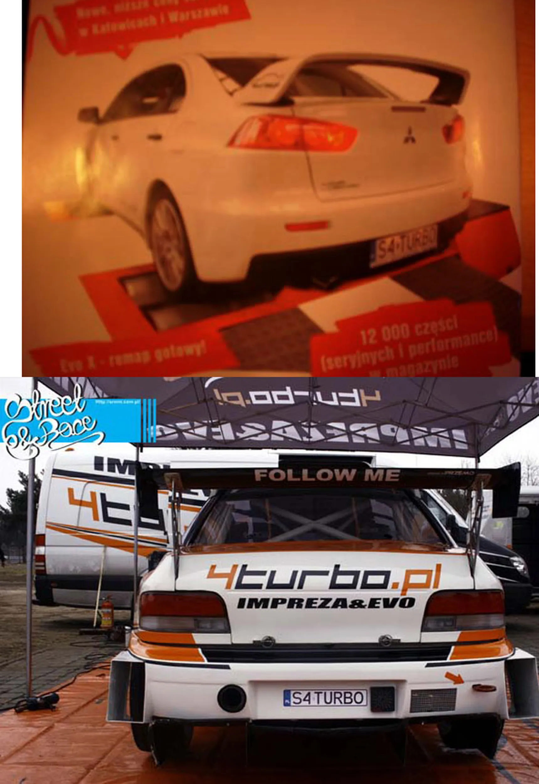 Fajny numer, blacha S4 TURBO