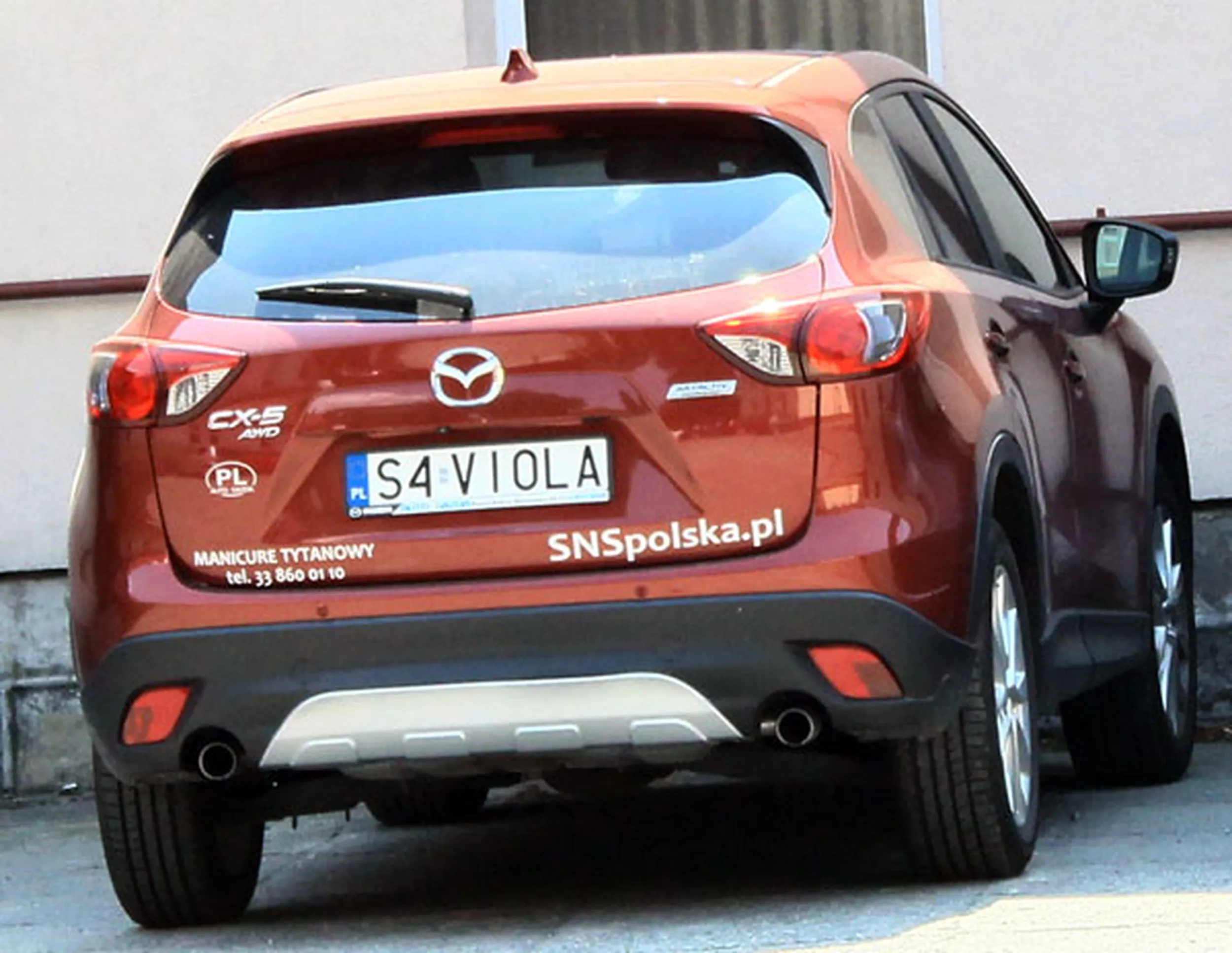 Fajny numer, blacha S4 VIOLA