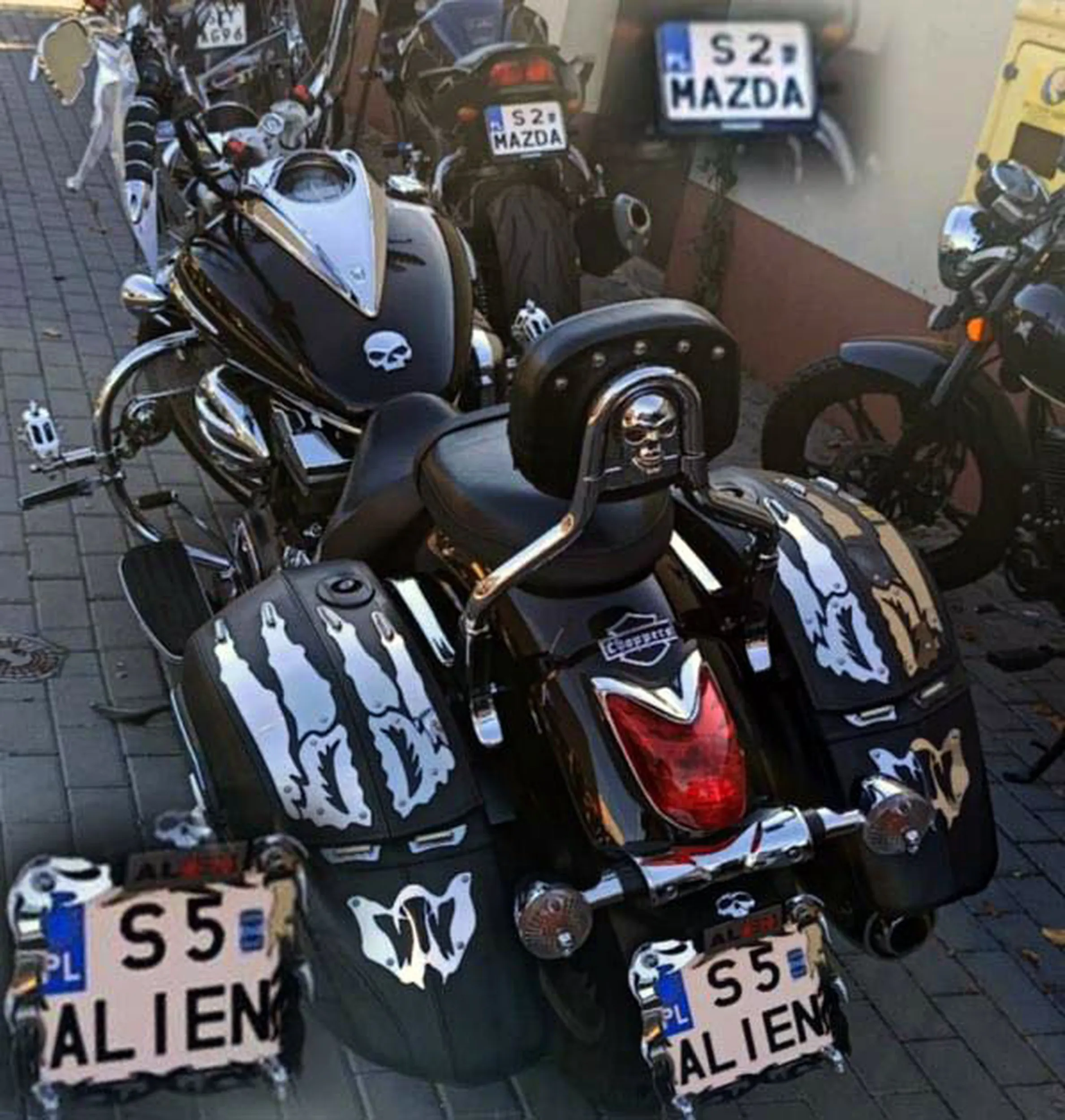 Fajny numer, blacha S5 ALIEN