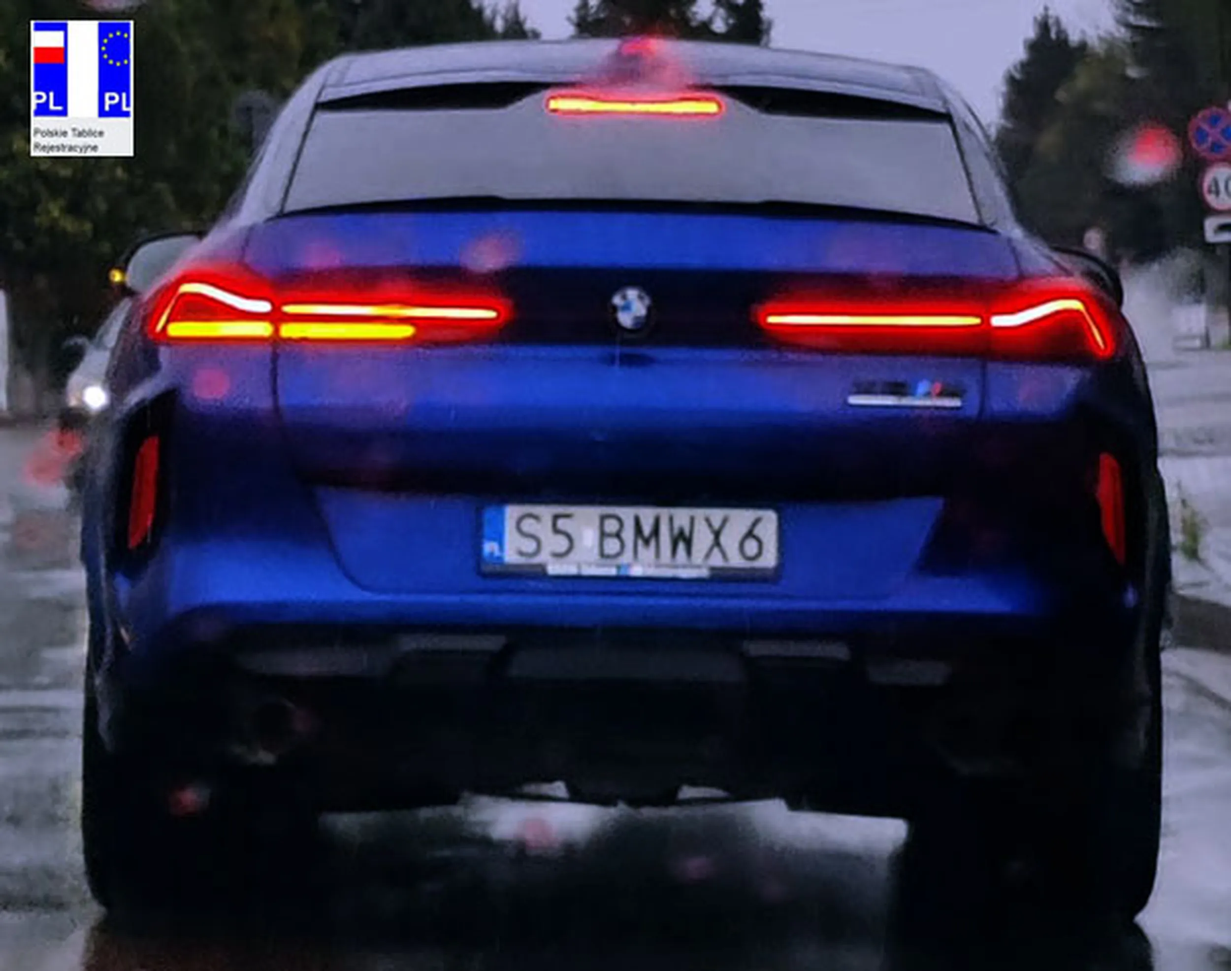 Fajny numer, blacha S5 BMWX6