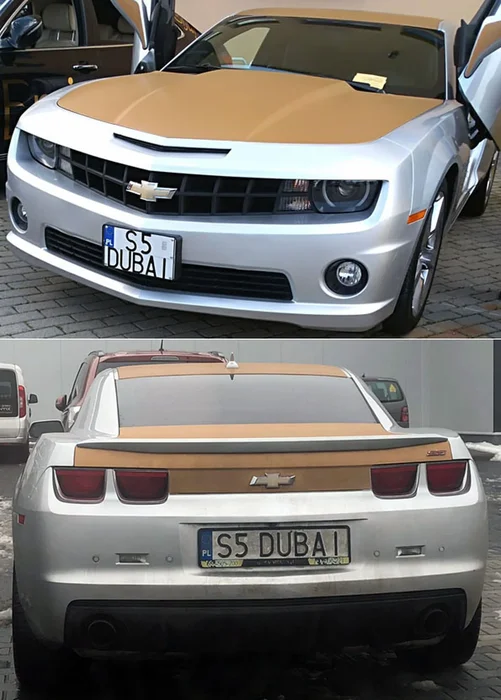 Fajny numer, blacha S5 DUBAI
