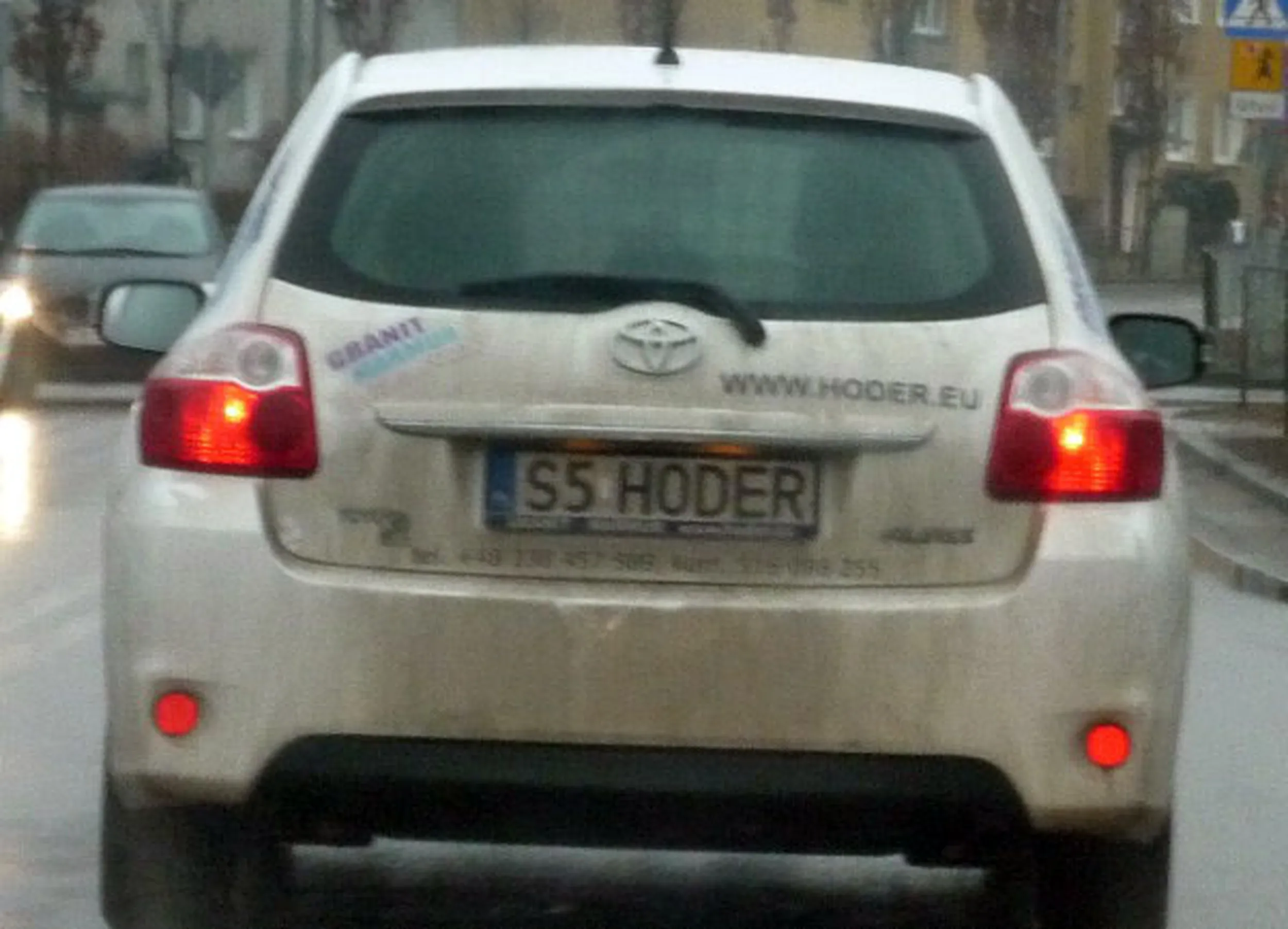 Fajny numer, blacha S5 HODER