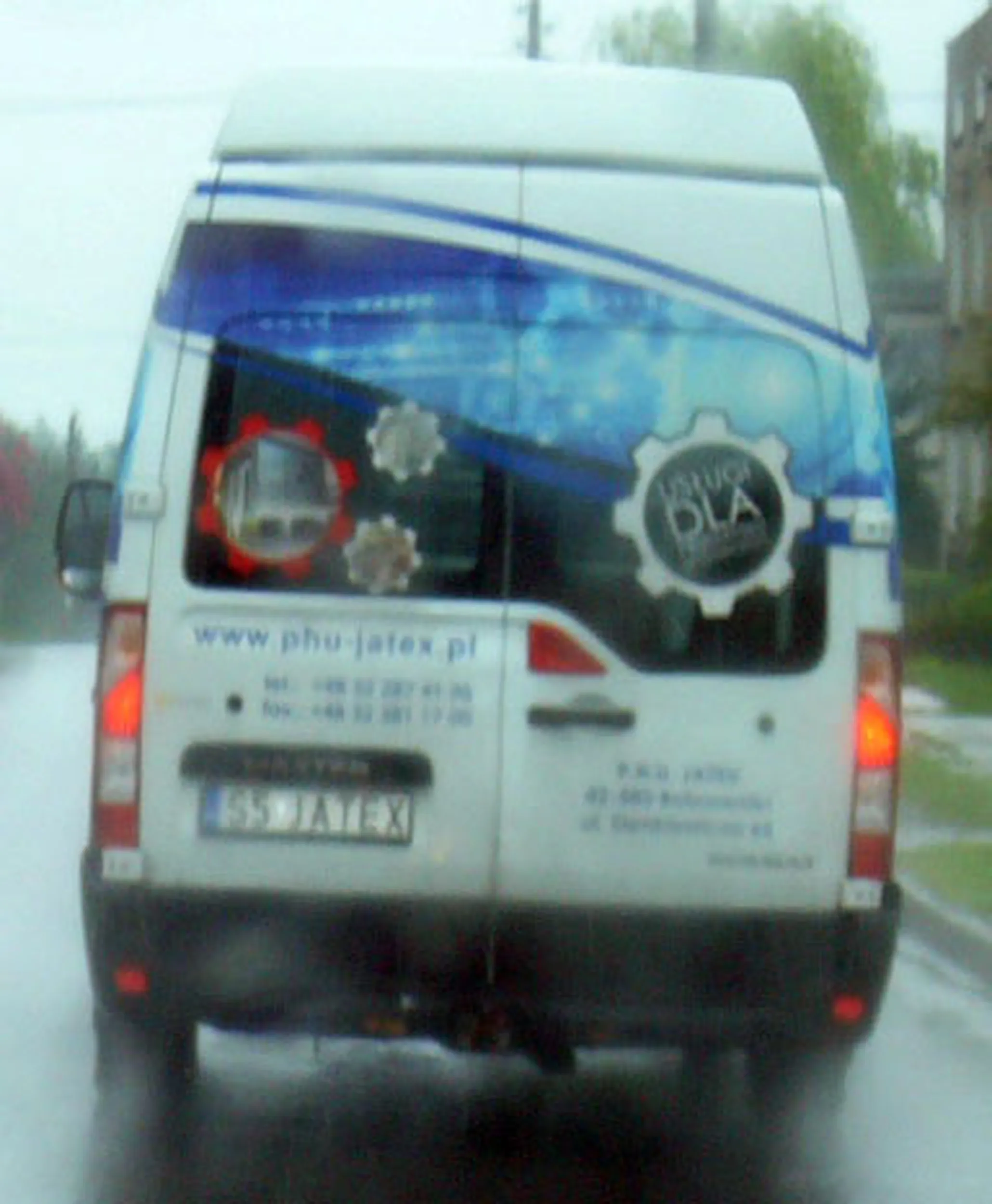 Fajny numer, blacha S5 JATEX