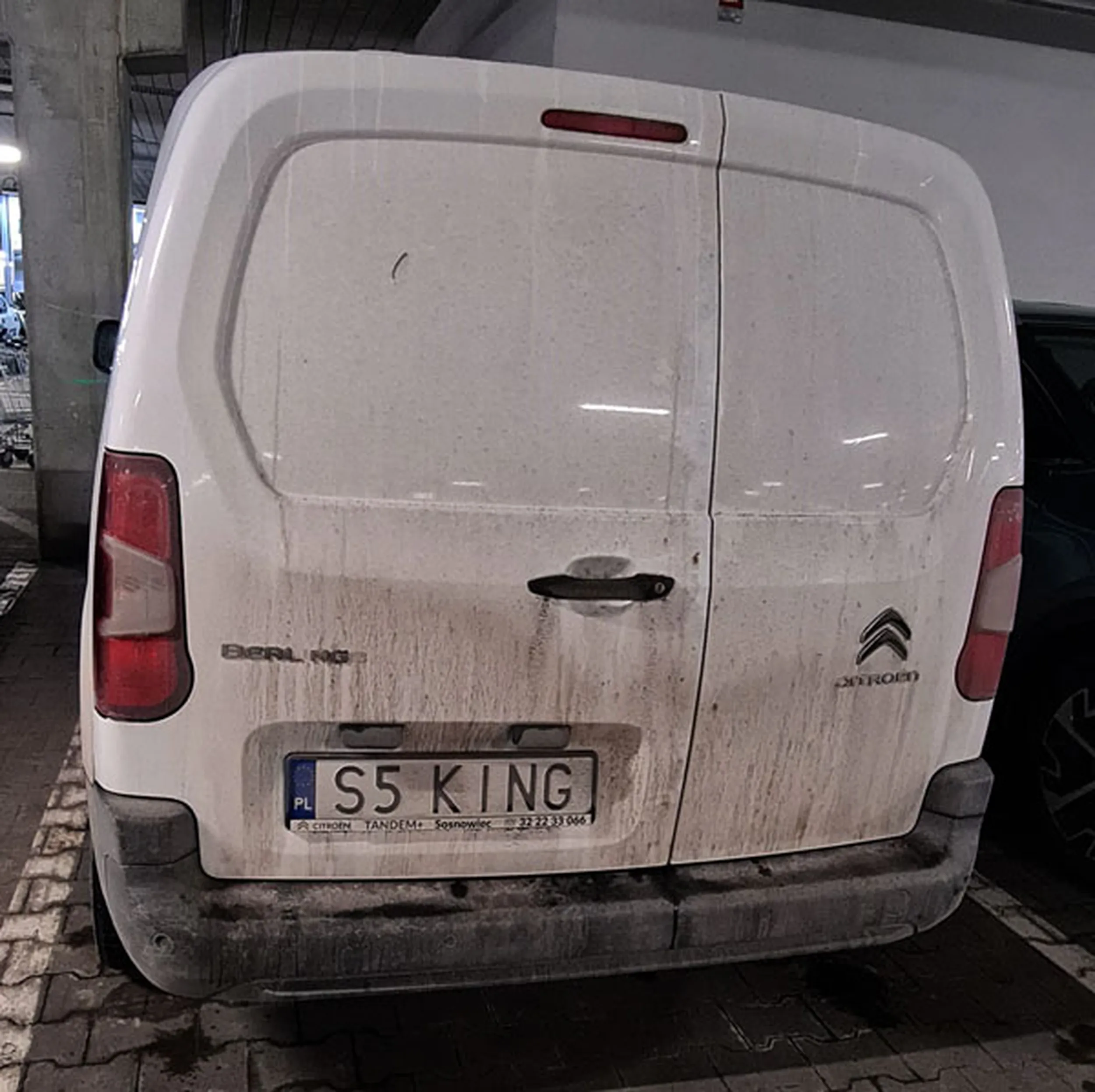 Fajny numer, blacha S5 KING