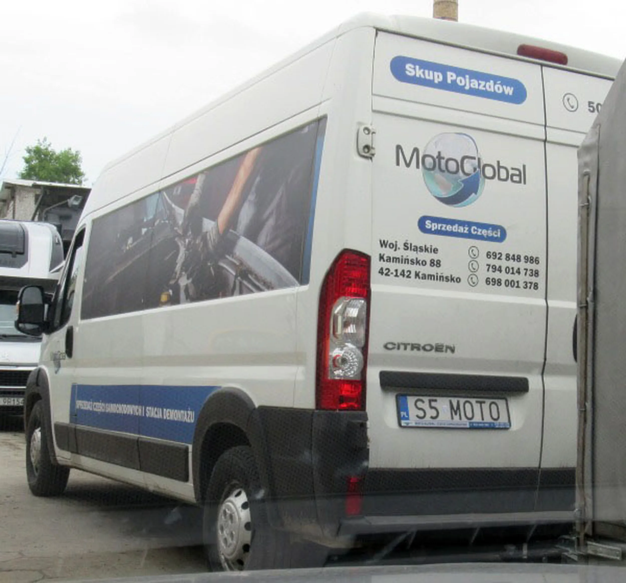 Fajny numer, blacha S5 MOTO