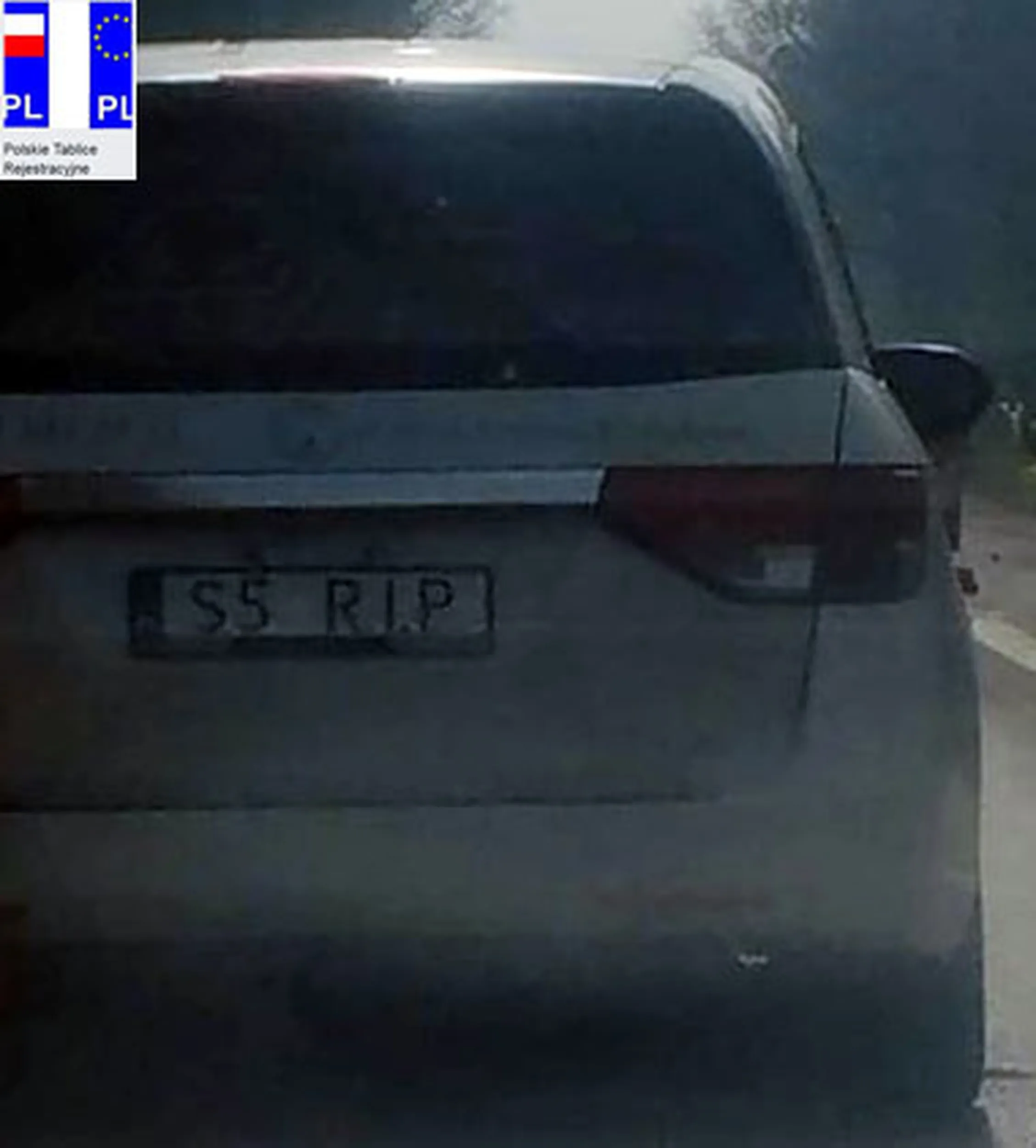 Fajny numer, blacha S5 RIP