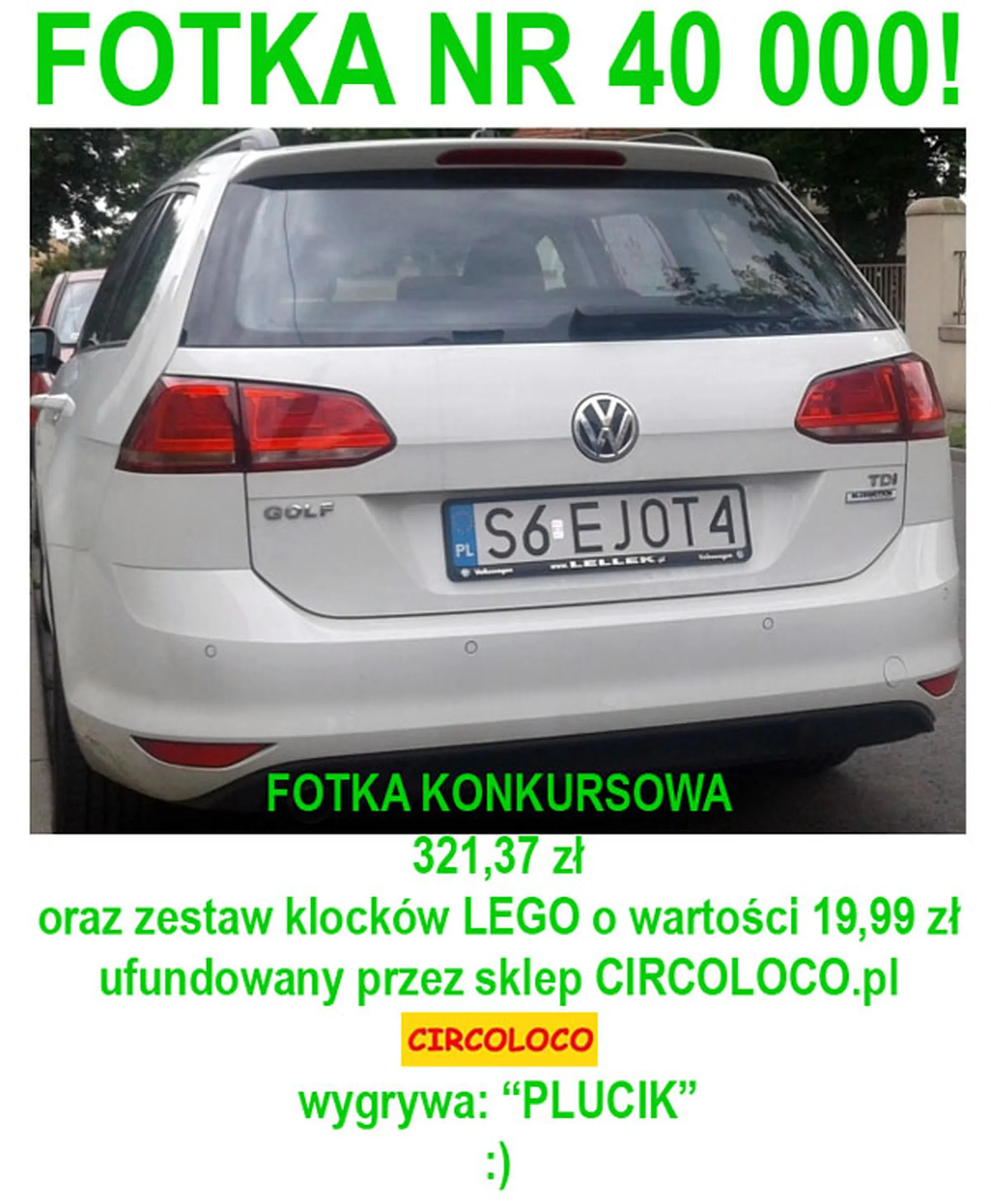 Fajny numer, blacha S6 EJOT4