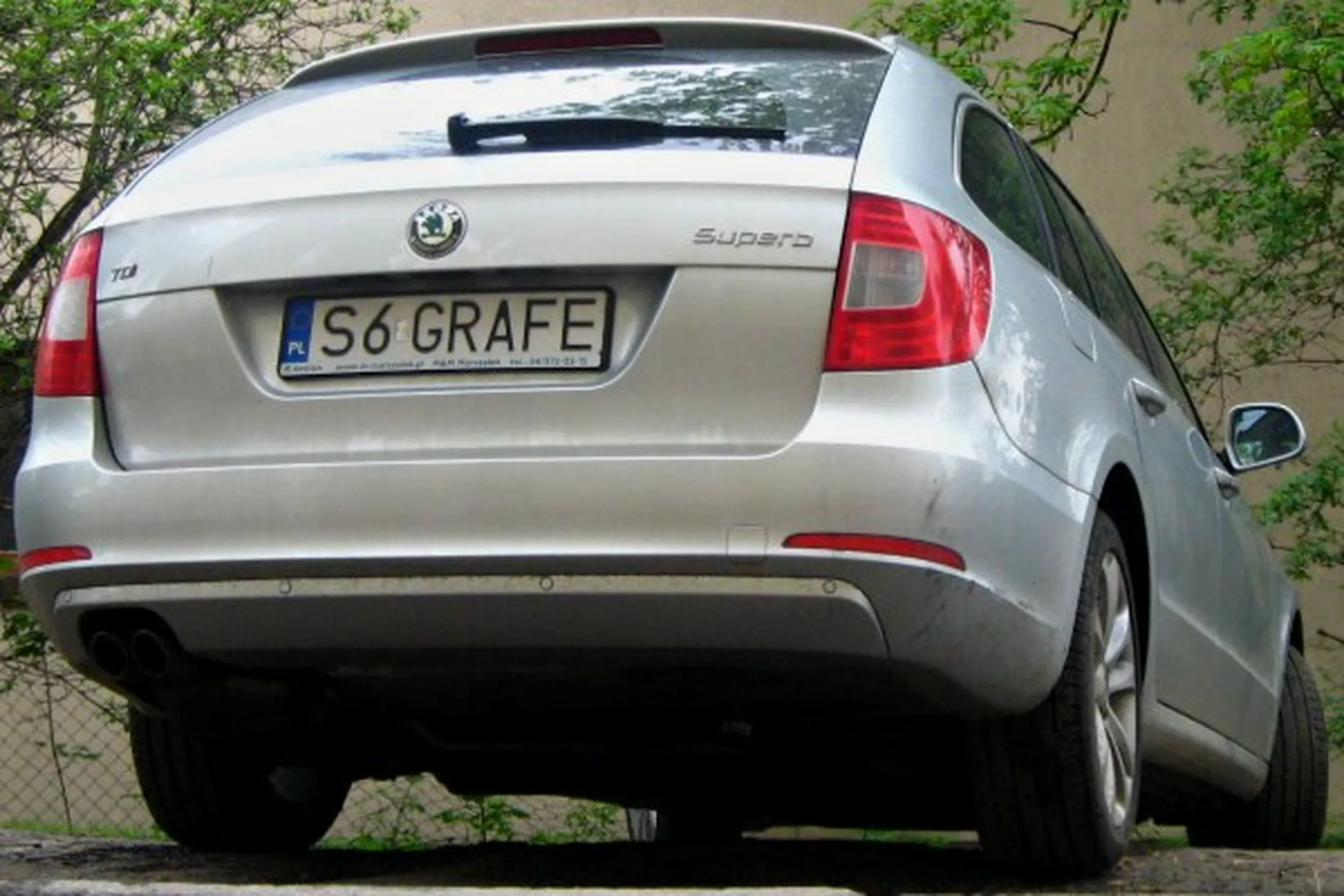 Fajny numer, blacha S6 GRAFE