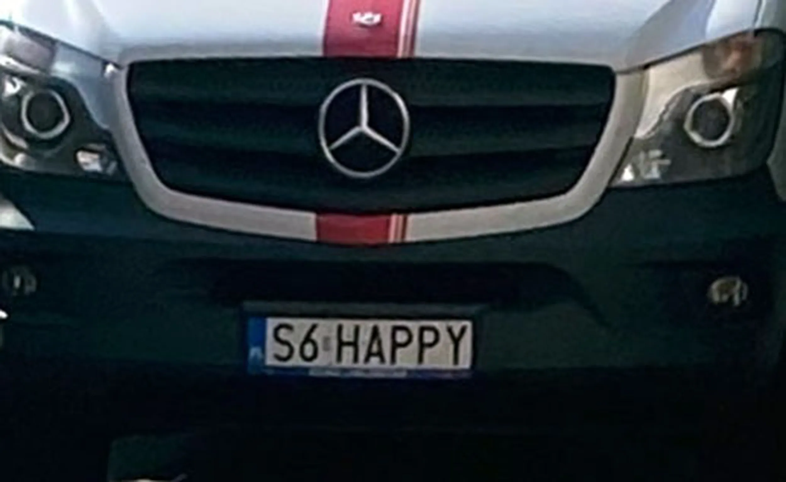 Fajny numer, blacha S6 HAPPY