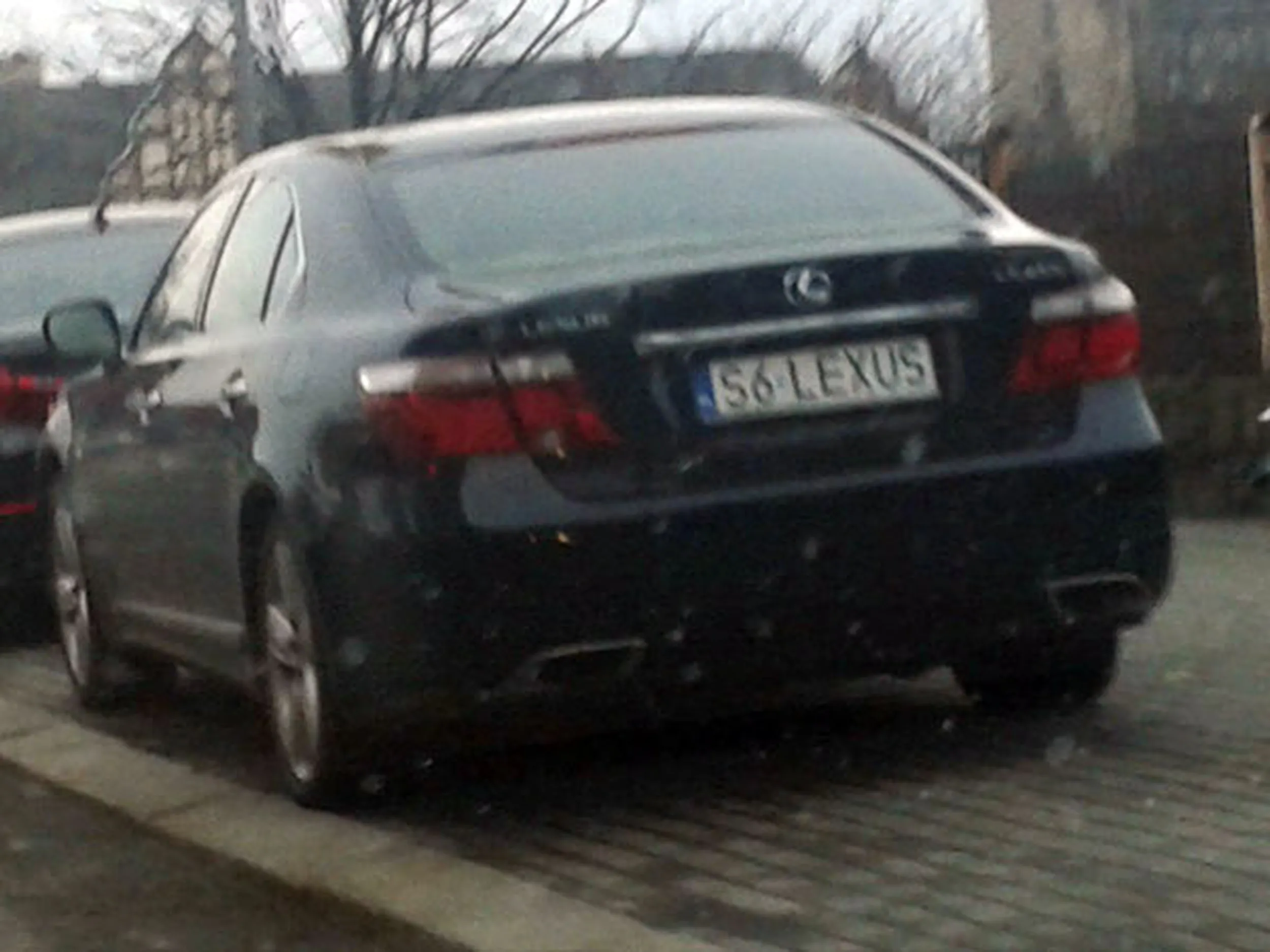Fajny numer, blacha S6 LEXUS
