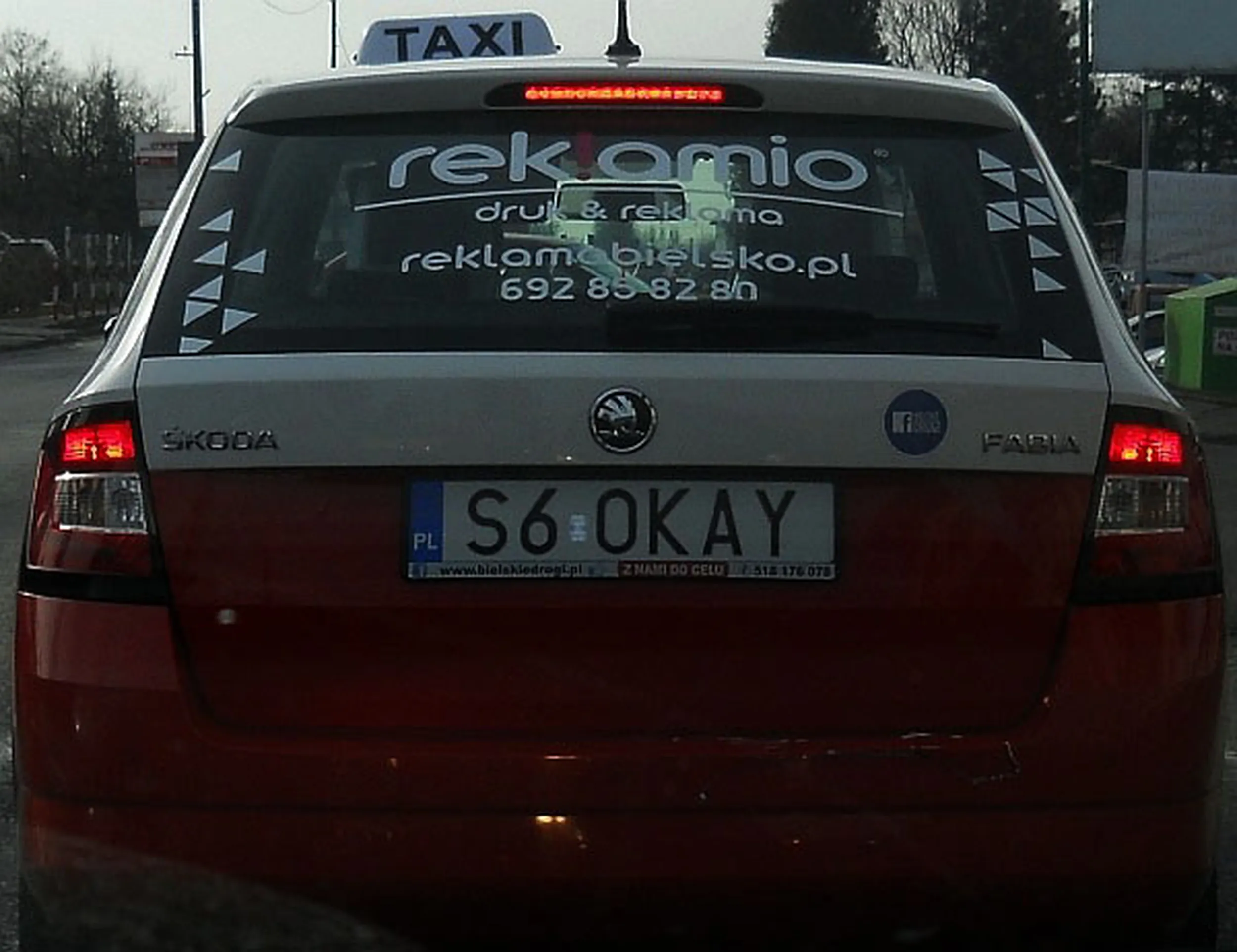 Fajny numer, blacha S6 OKAY