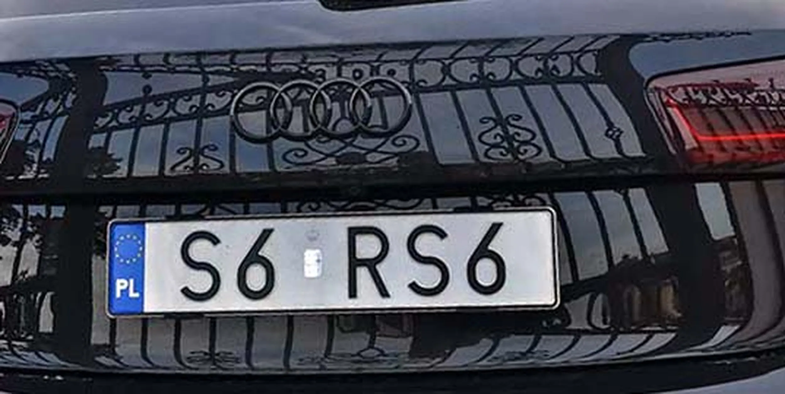 Fajny numer, blacha S6 RS6