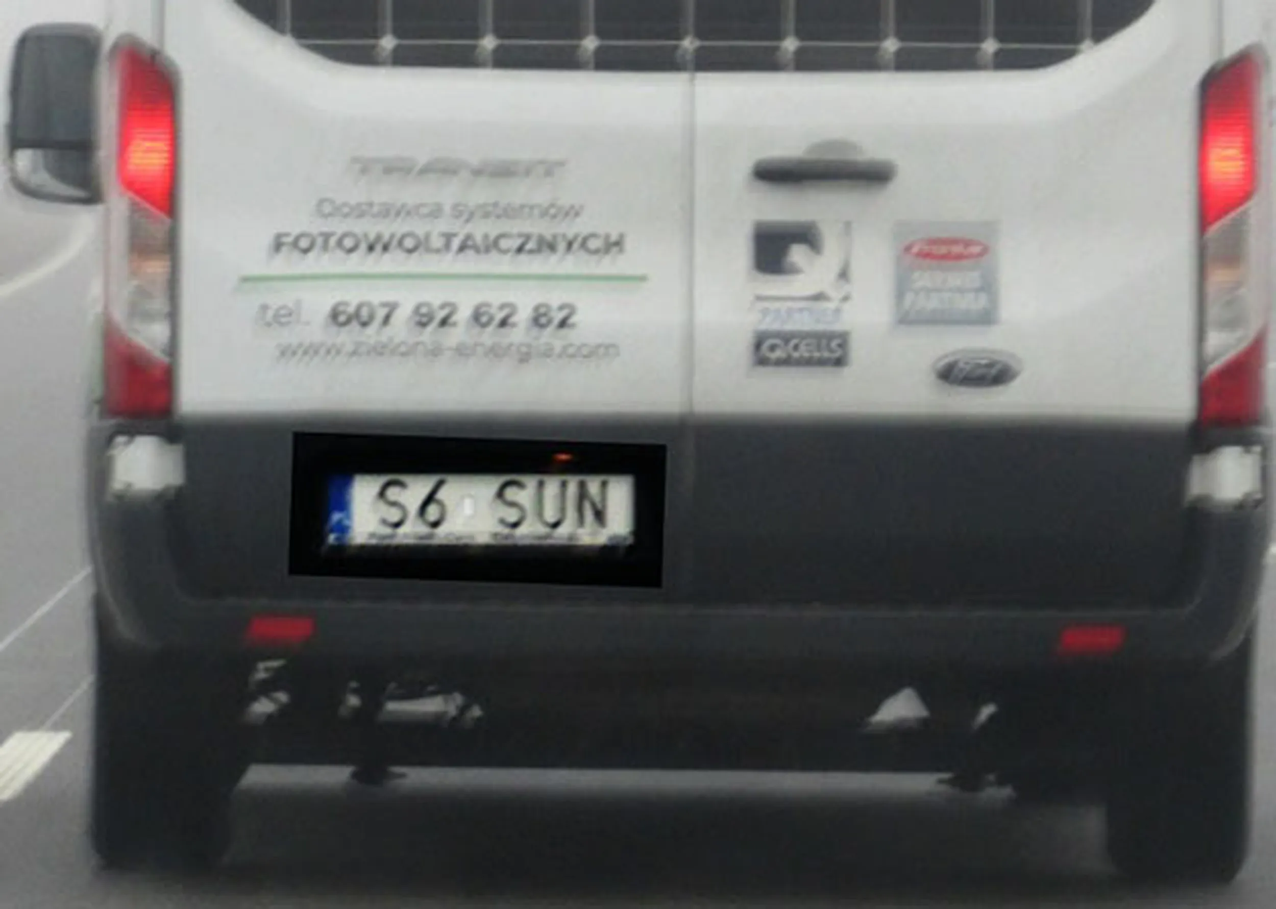 Fajny numer, blacha S6 SUN