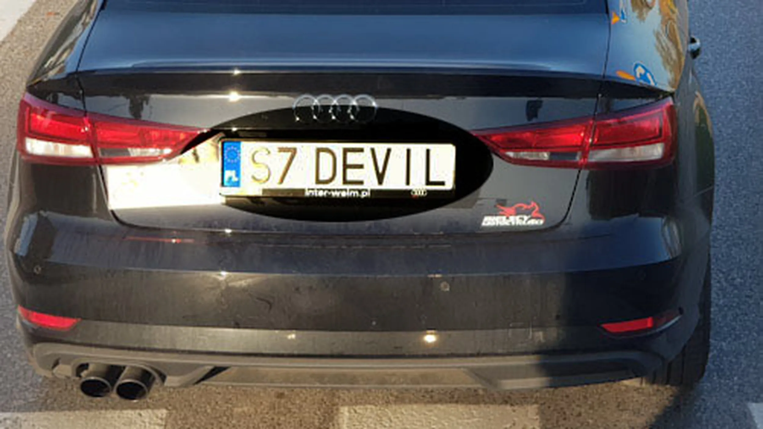 Fajny numer, blacha S7 DEVIL