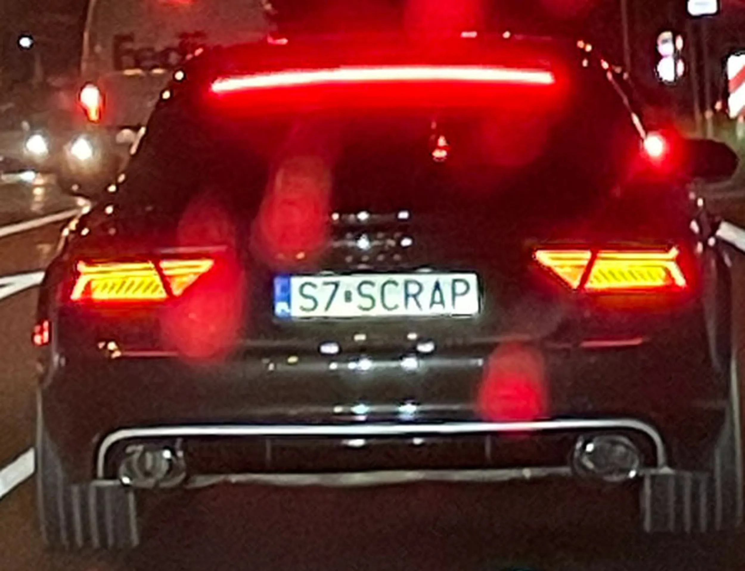 Fajny numer, blacha S7 SCRAP