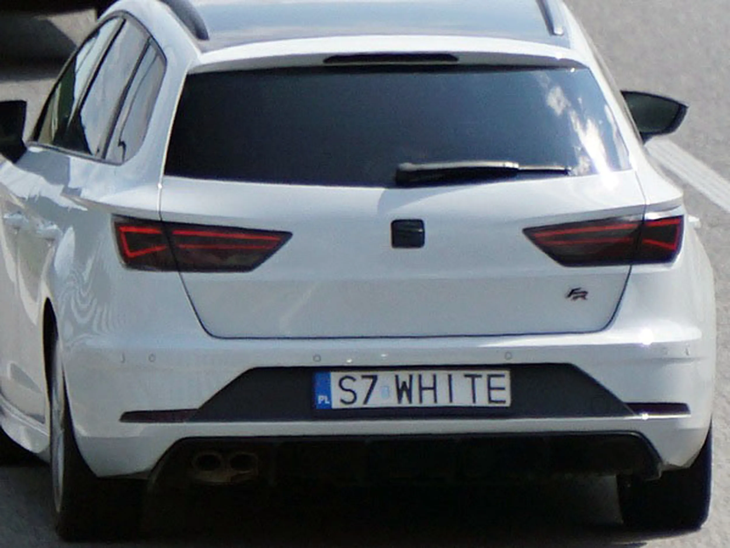 Fajny numer, blacha S7 WHITE