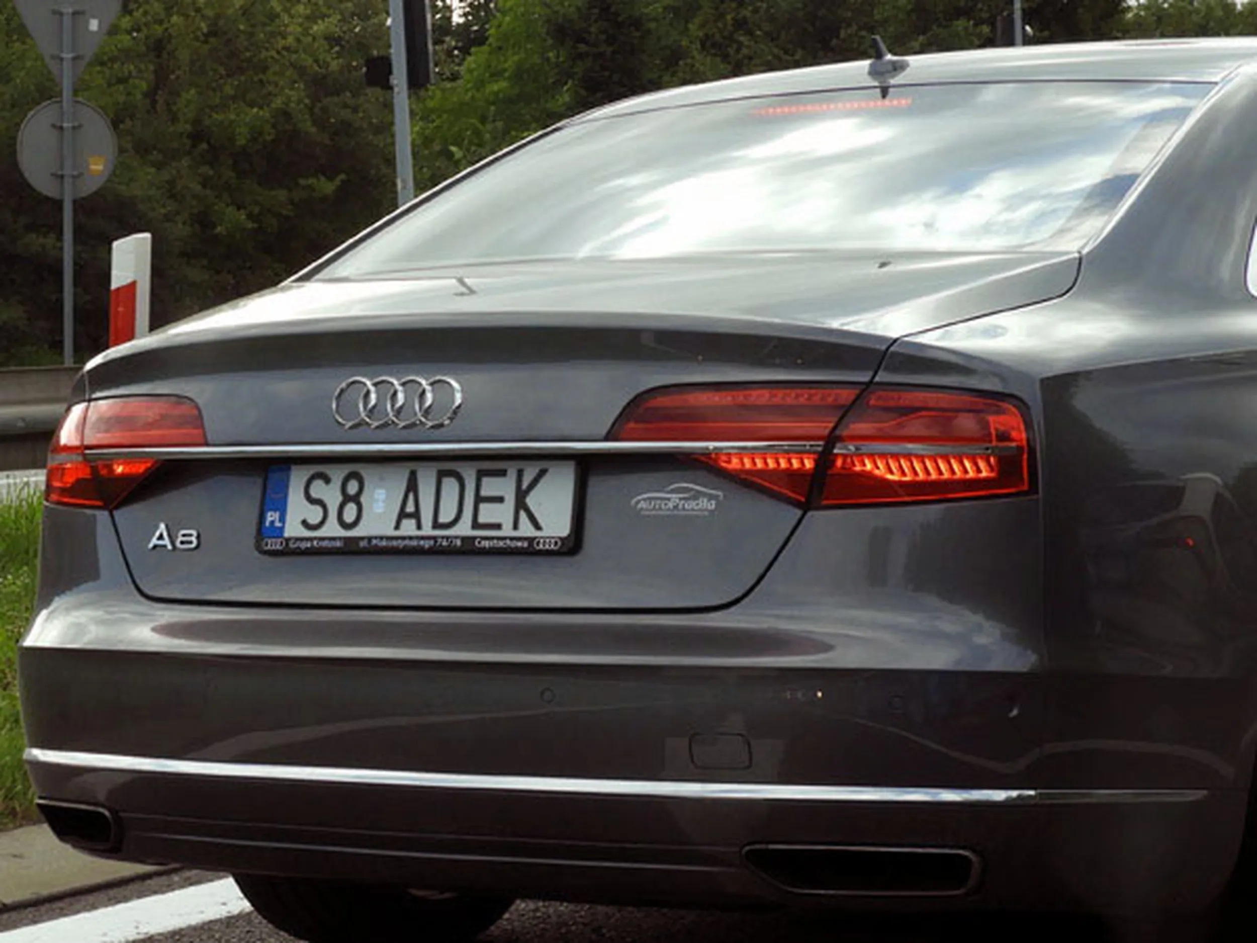 Fajny numer, blacha S8 ADEK