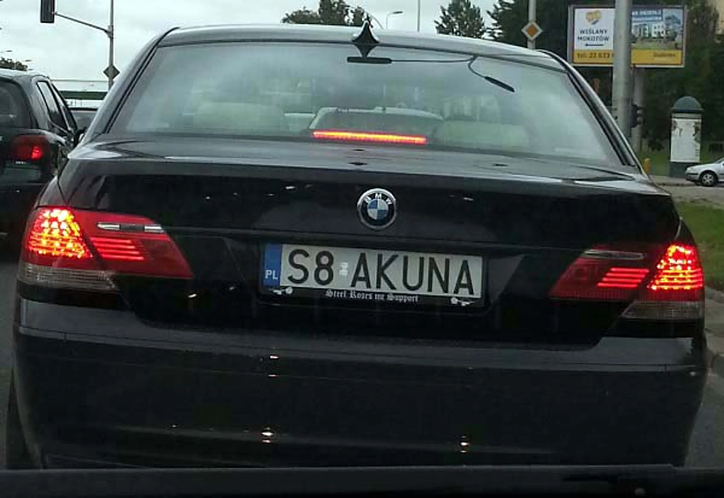 Fajny numer, blacha S8 AKUNA