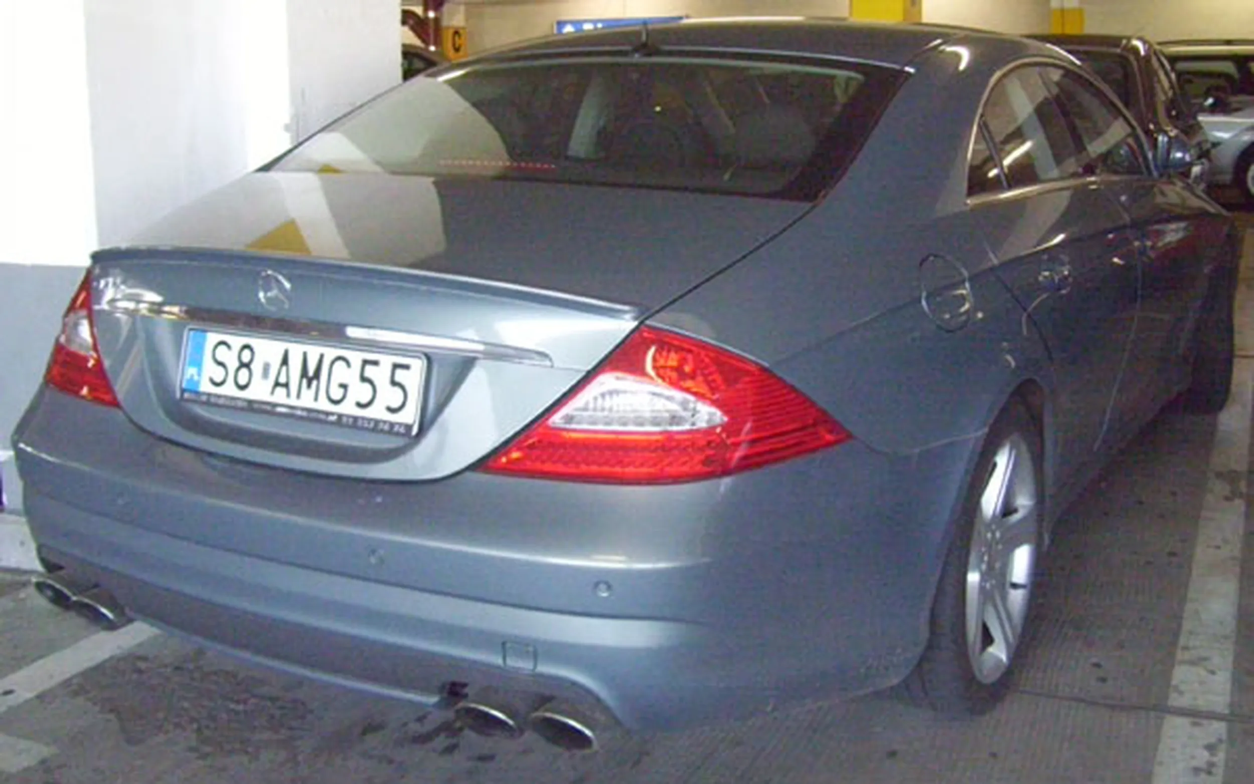 Fajny numer, blacha S8 AMG55