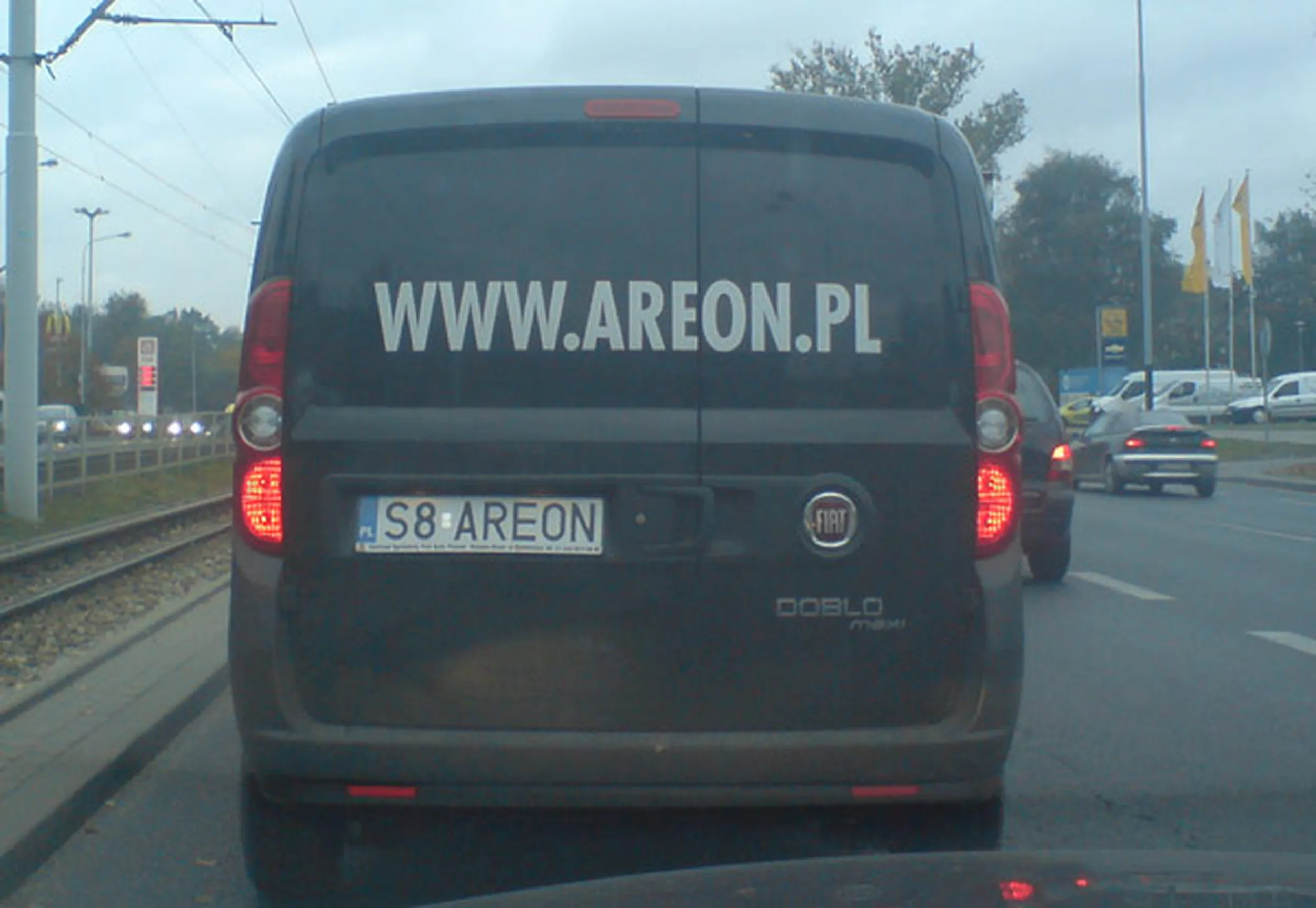 Fajny numer, blacha S8 AREON