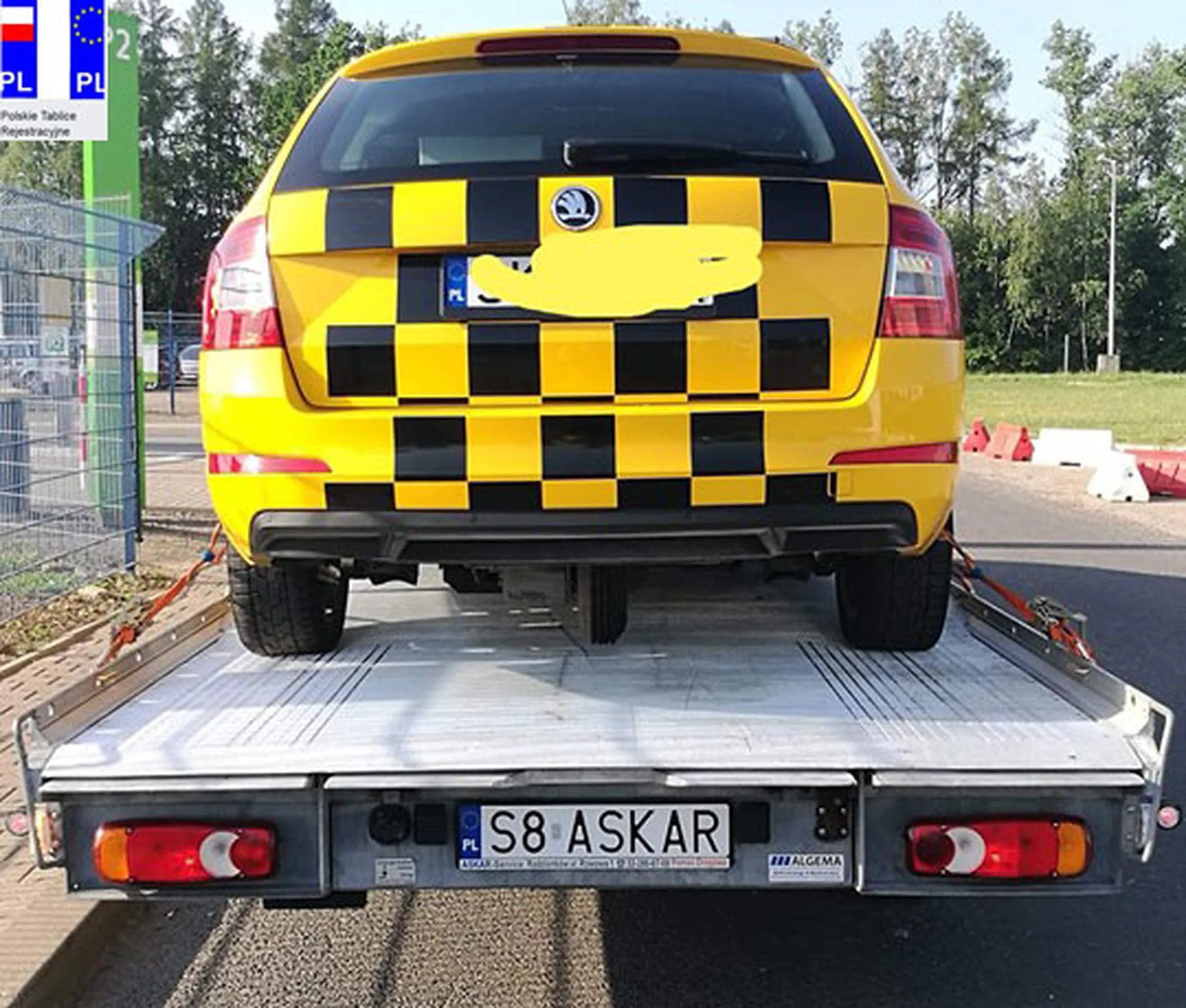 Fajny numer, blacha S8 ASKAR